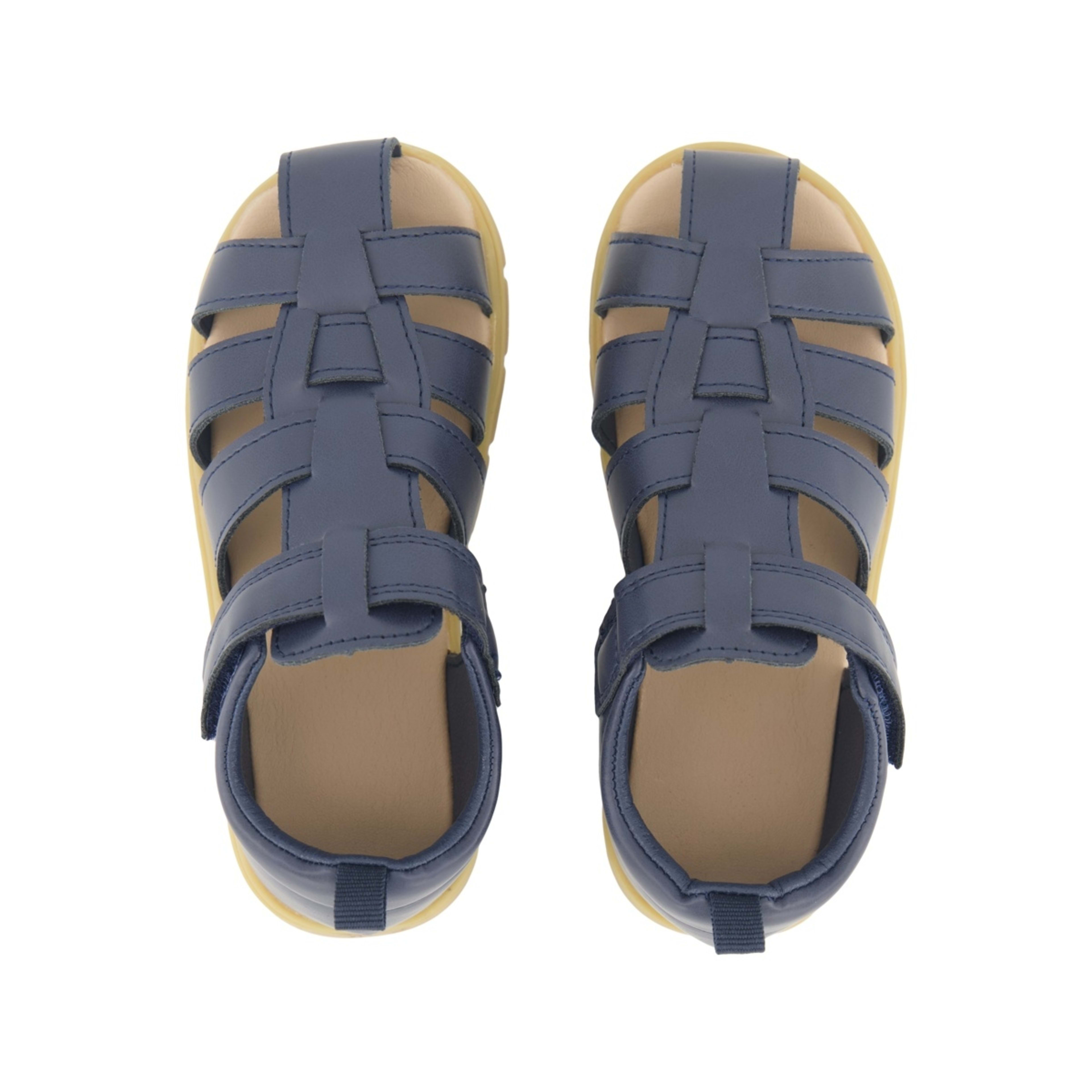 3 Junior Closed Toe Sandals Navy, 3 of 4