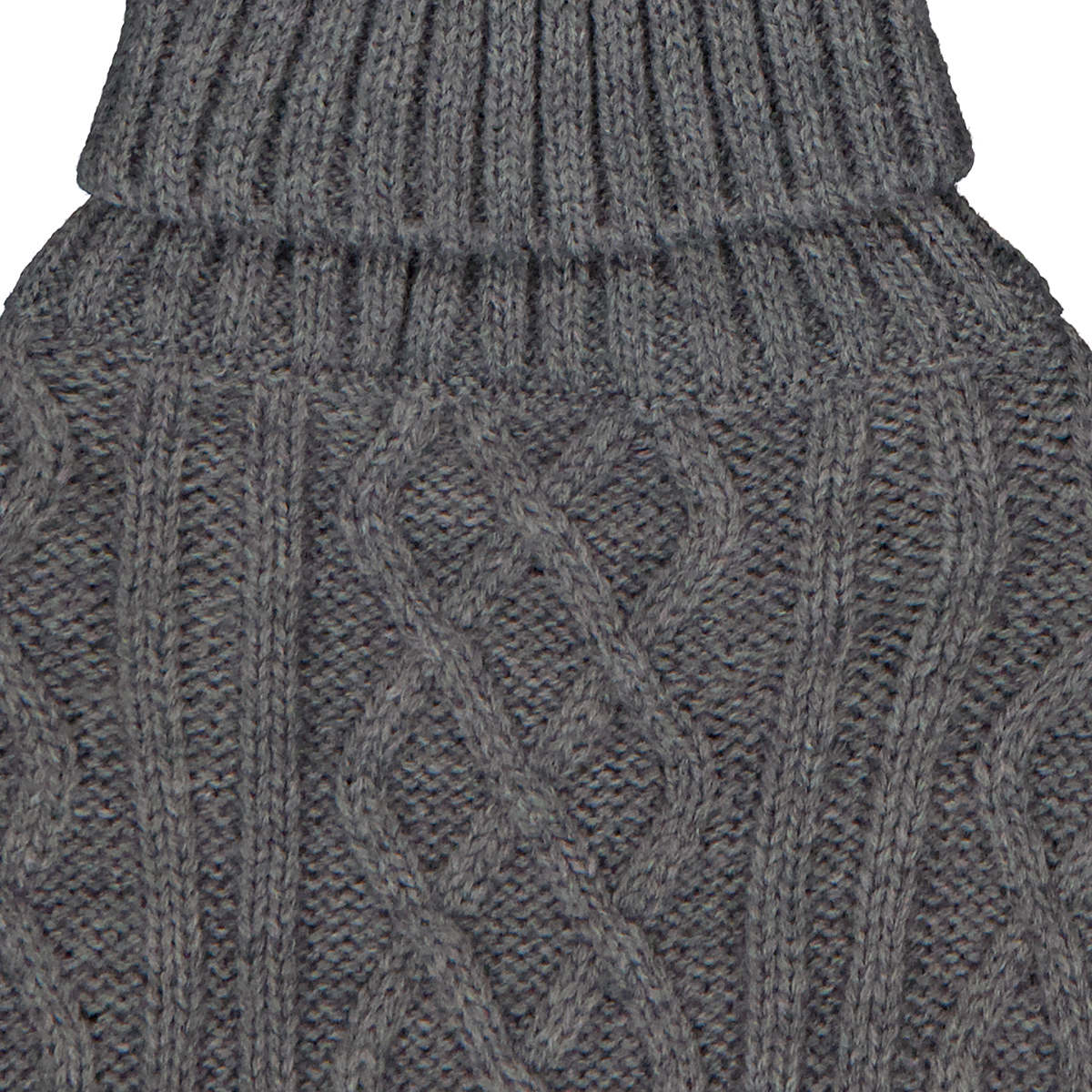Pet Cable Knit Jumper Small, Grey Kmart