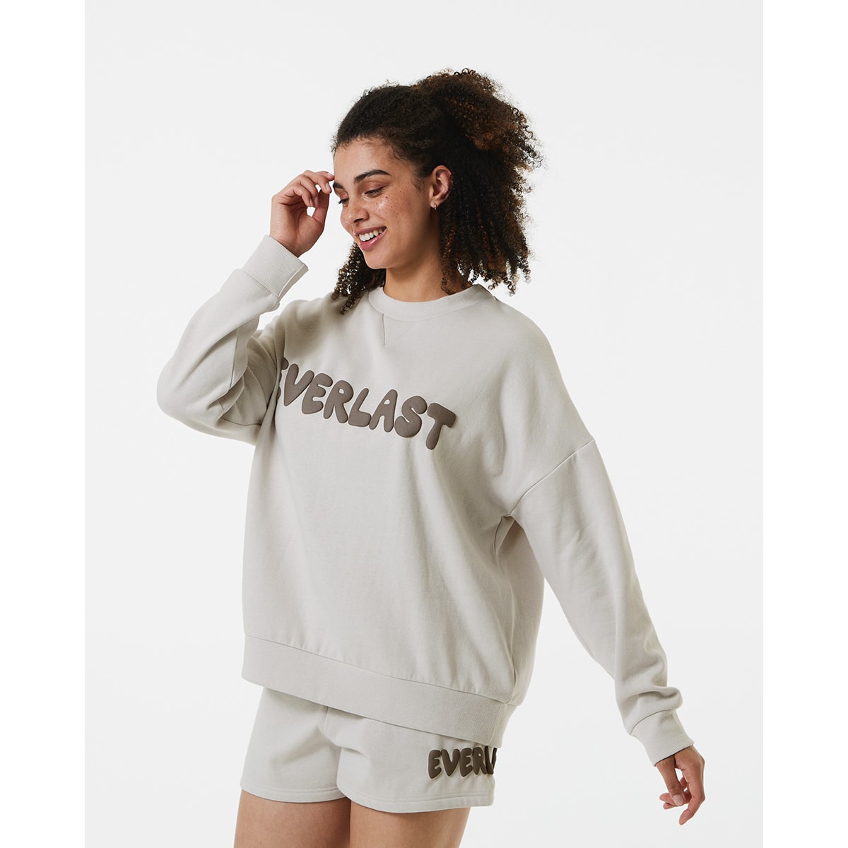 Active Everlast Womens Oversized Crew Neck Sweatshirt - Kmart NZ