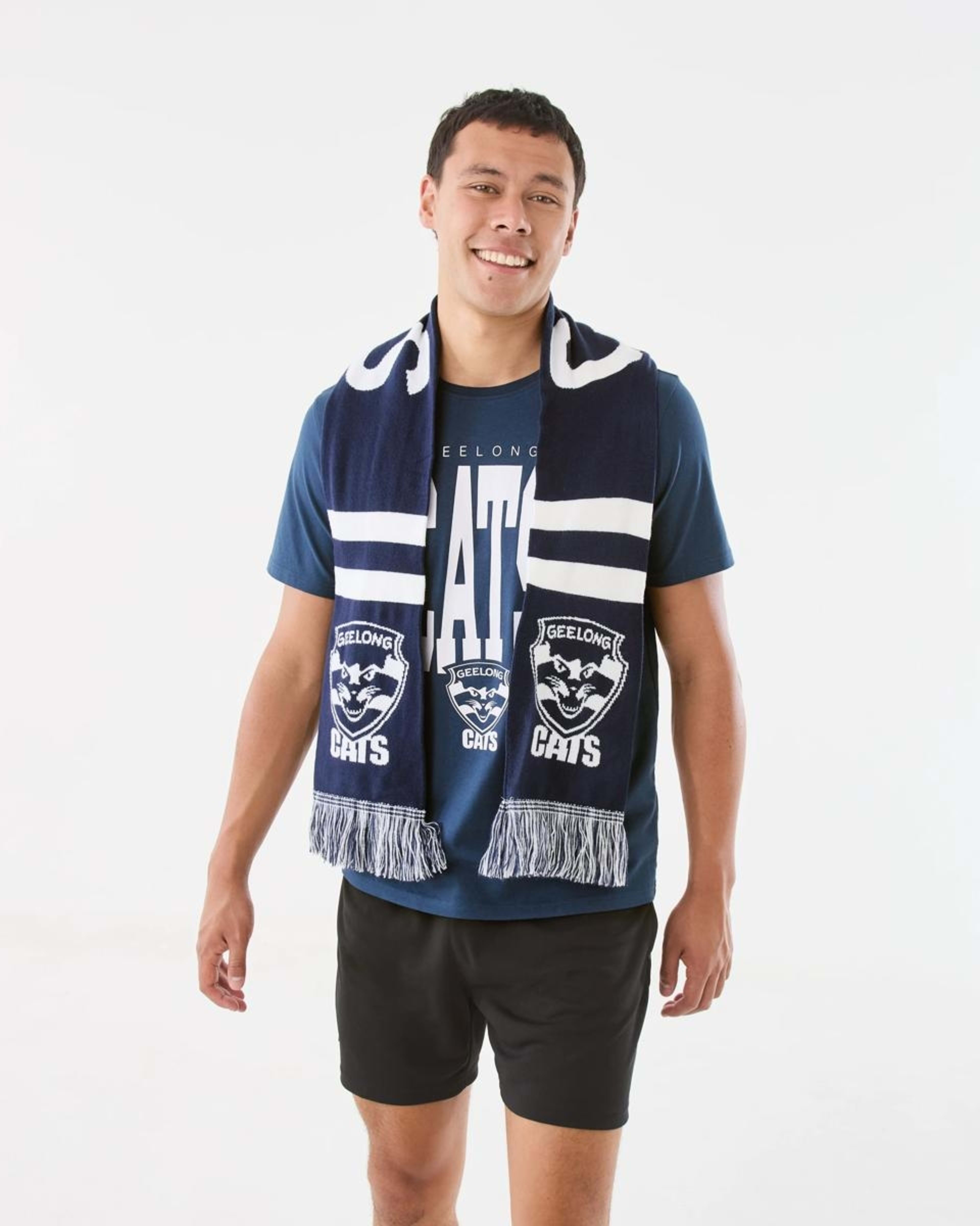 1 Official AFL Adult Scarf Geelong, 1 of 4