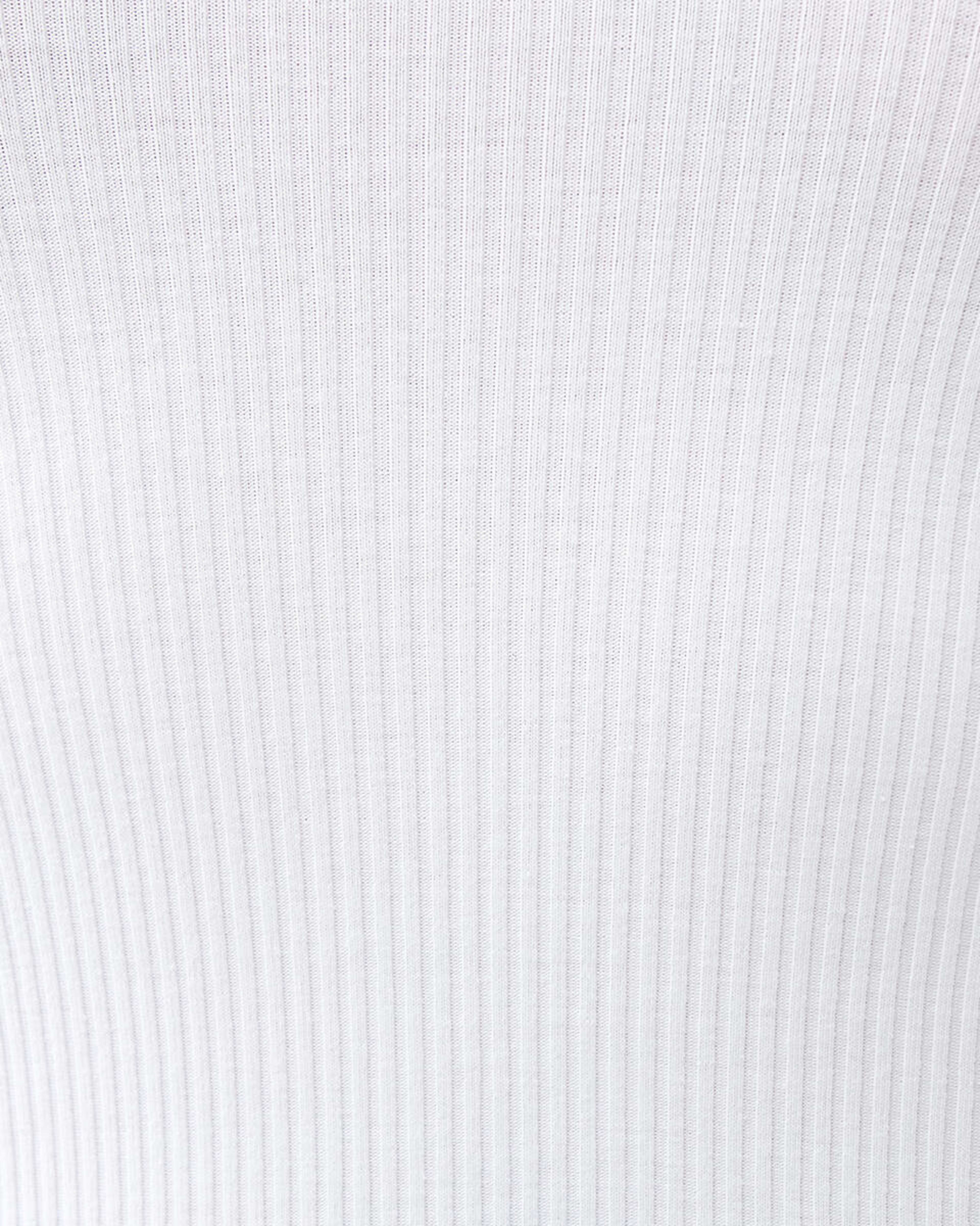 9 Sleeveless Rib Scoop Neck Cami White, 9 of 9
