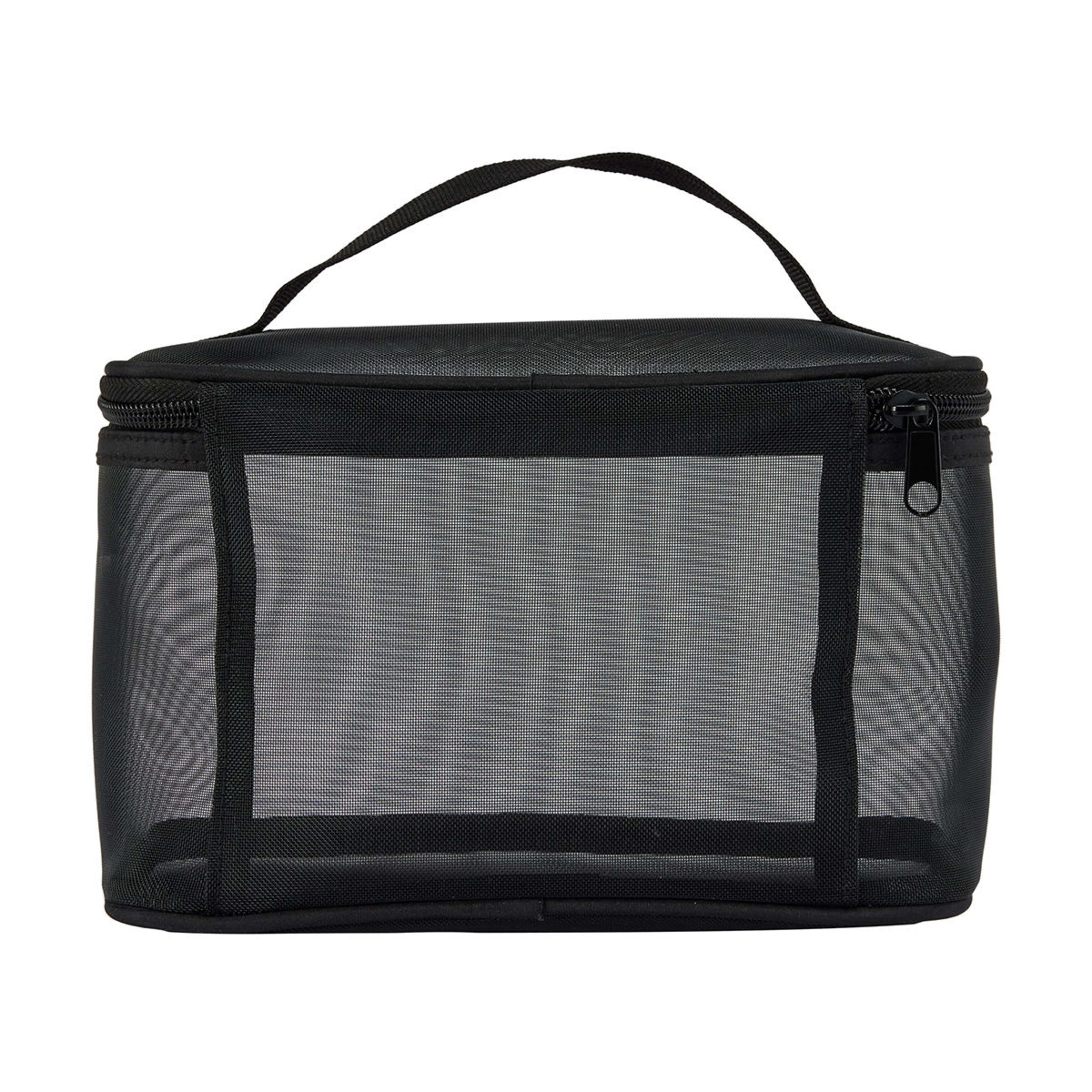 OXX Cosmetics Makeup Bag - Black Mesh - Kmart NZ