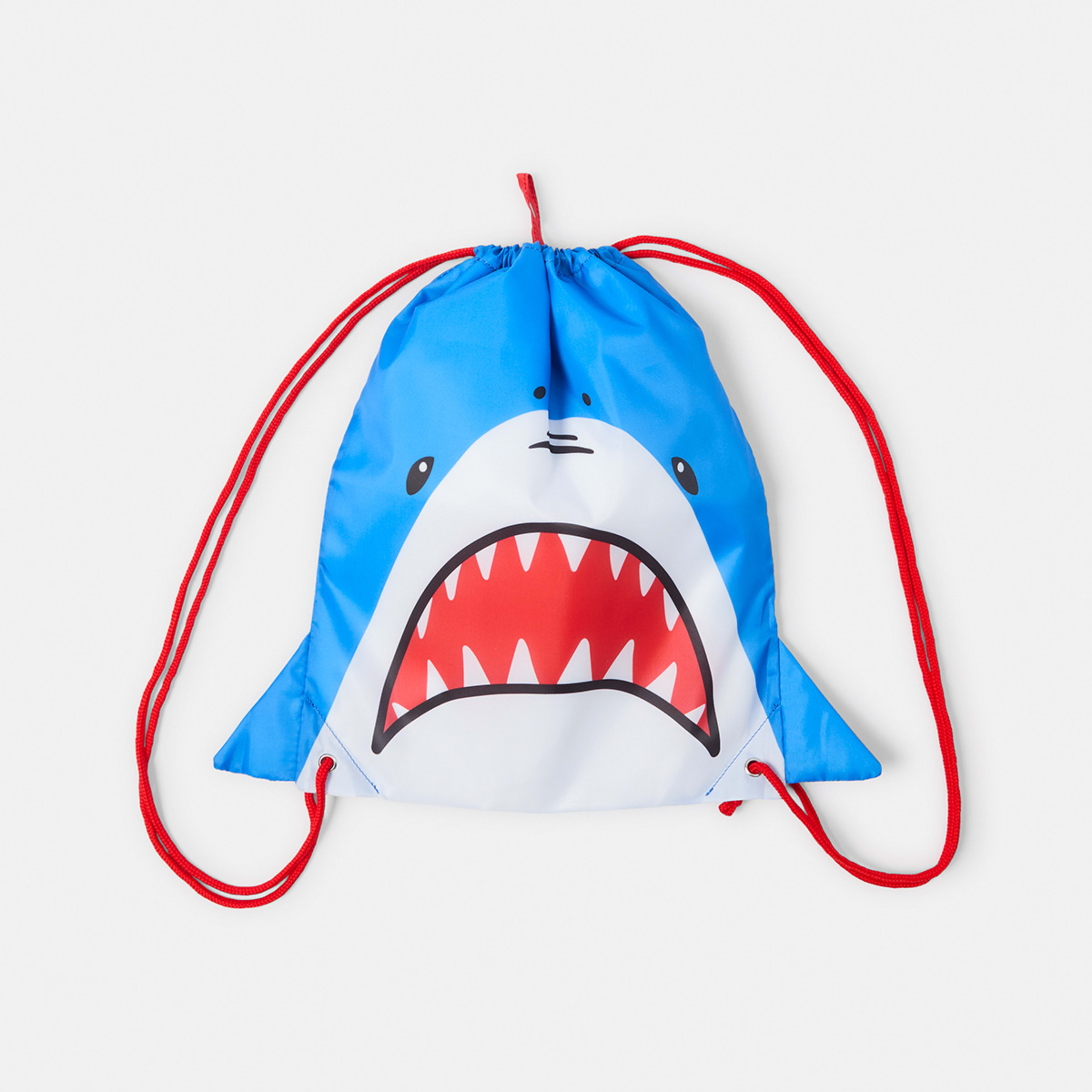 2 Novelty Drawstring Bag Novelty Shark Bag French Blue, 2 of 4