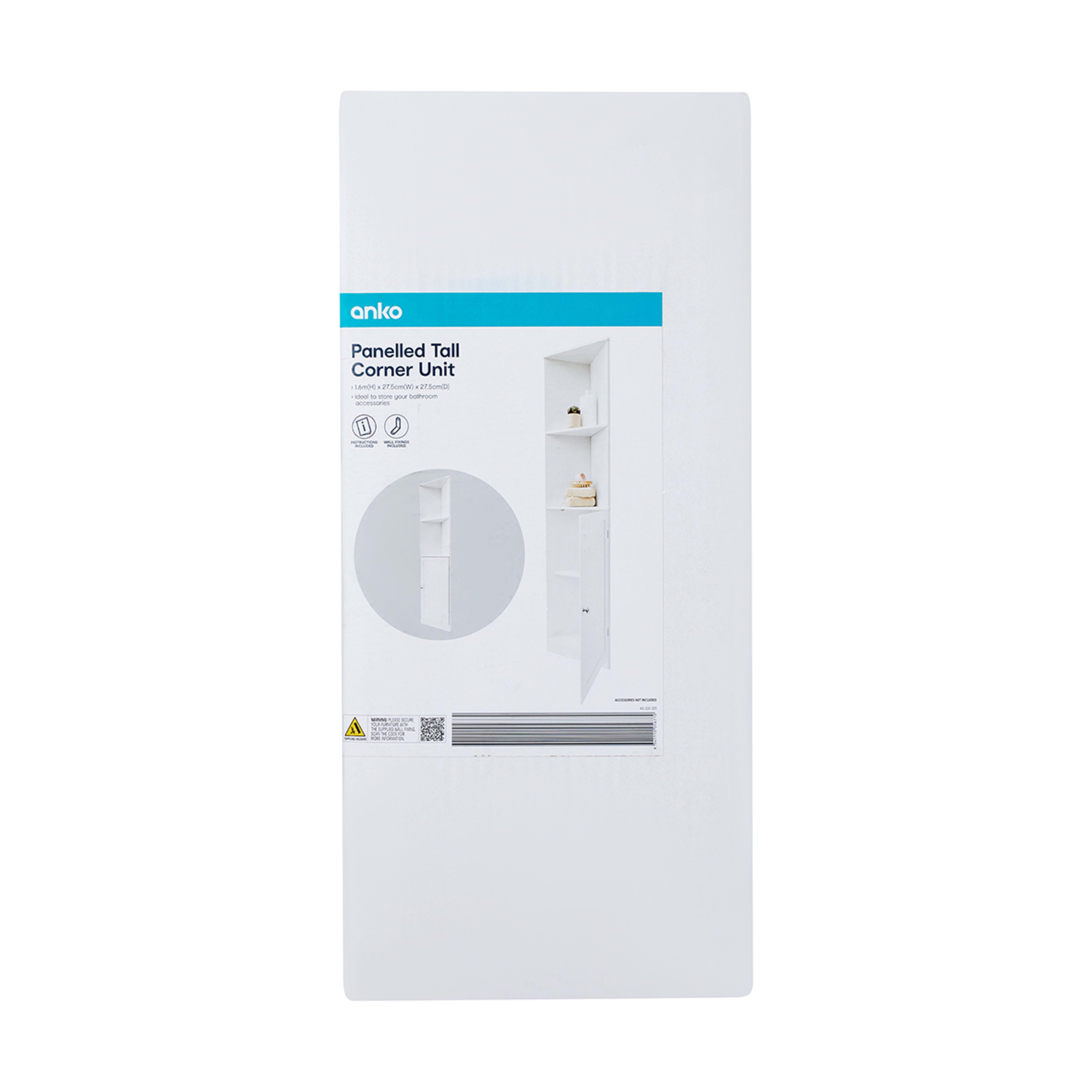 Panelled Tall Corner Unit Kmart