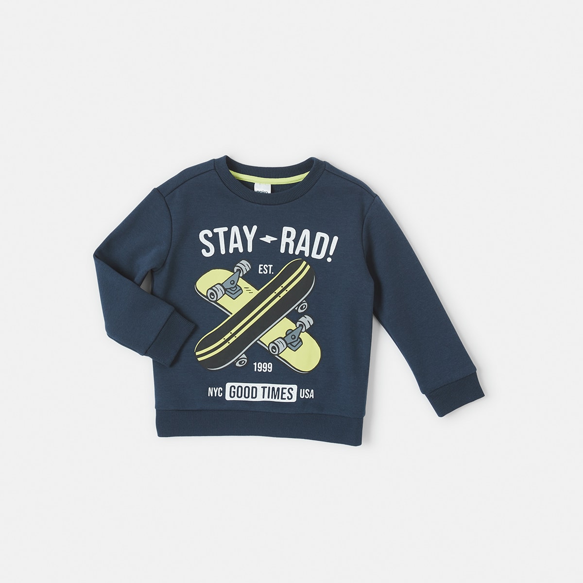 Print Crew Sweatshirt Kmart