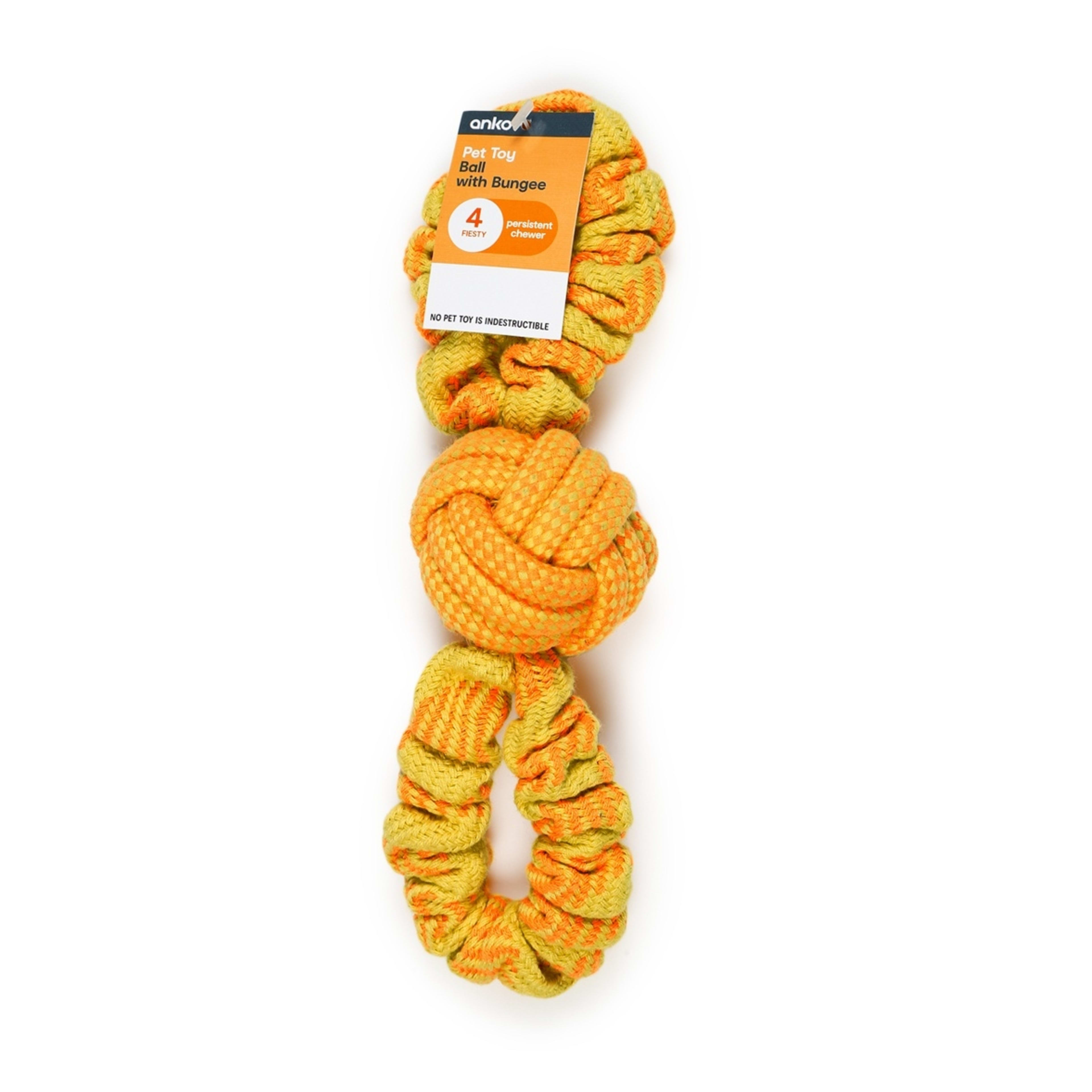 5 Pet Toy Rope Ball with Bungee, 5 of 5