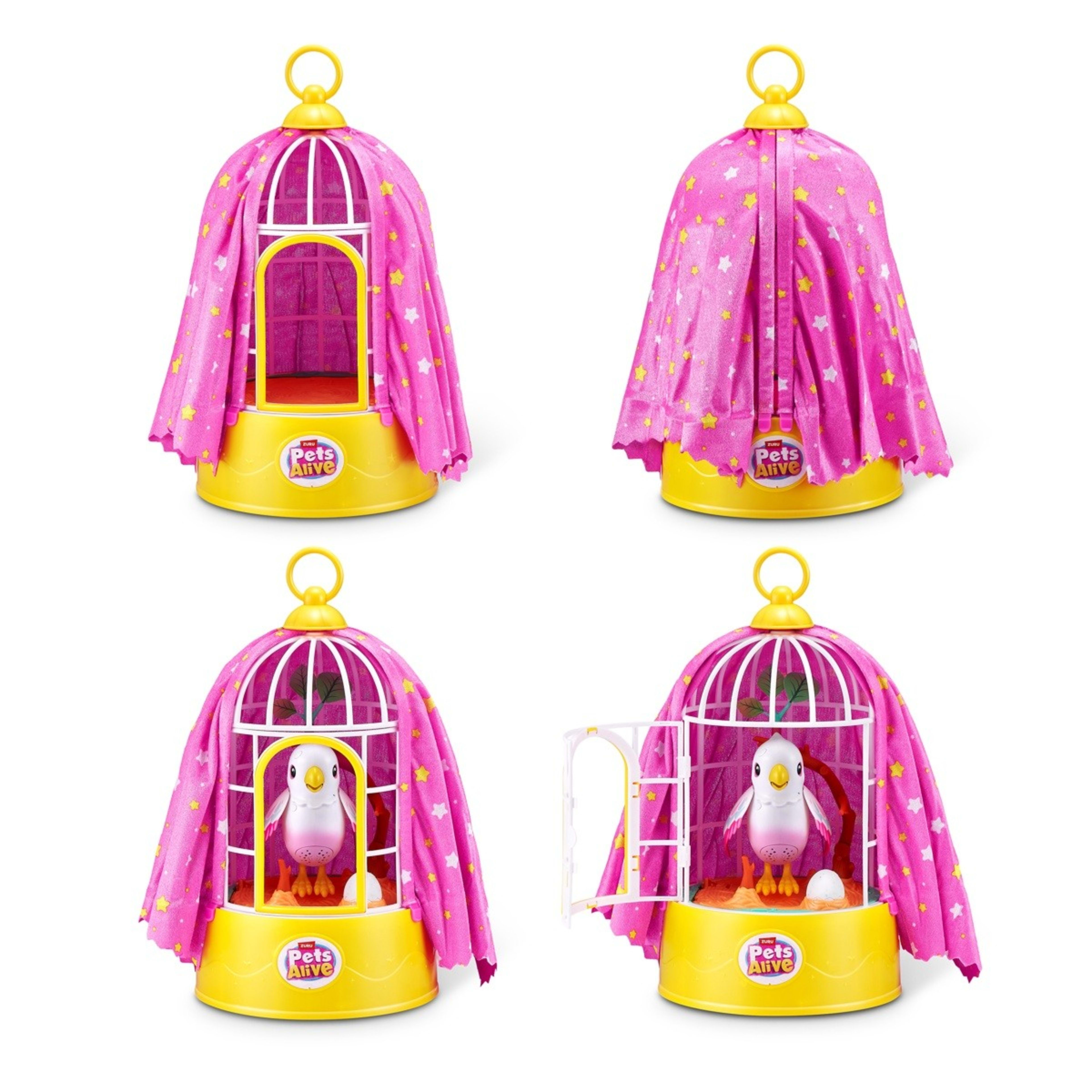 3 7 Piece Zuru Pets Alive Polly the Surprise Magic Bird, 3 of 10