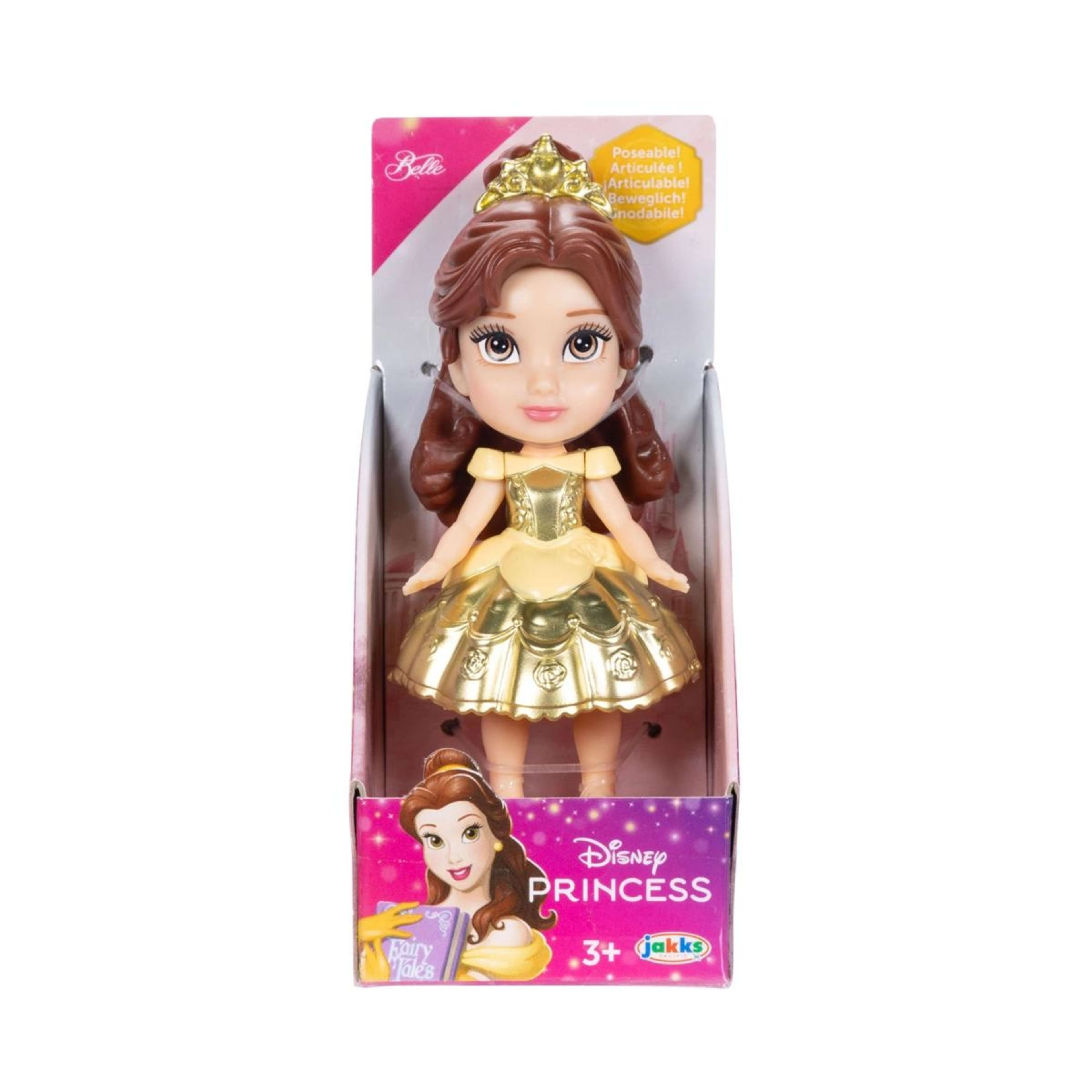 4 8cm Disney Princess Mini Doll - Assorted, 4 of 8
