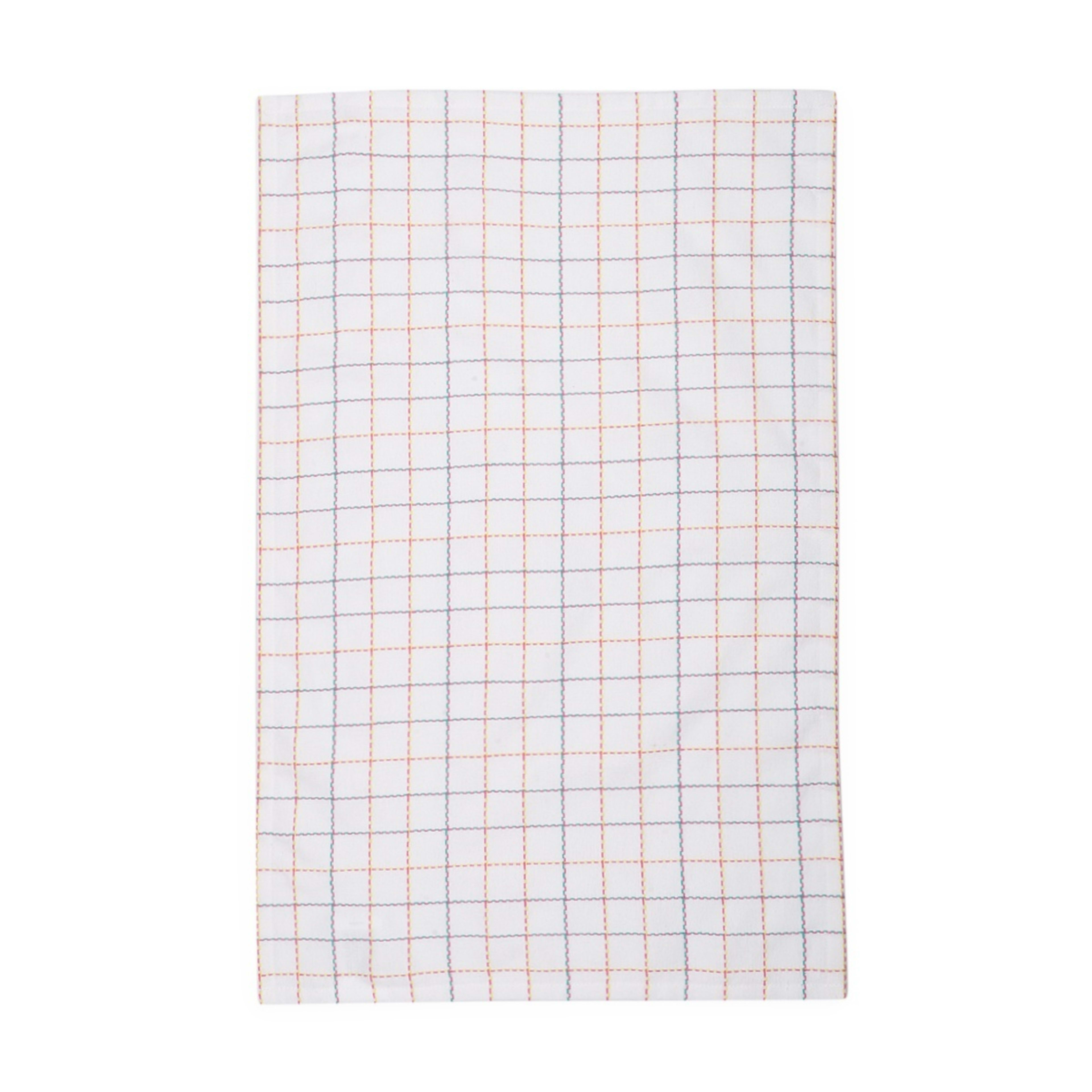 5 3 Pack Check Stitch Tea Towels, 5 of 6