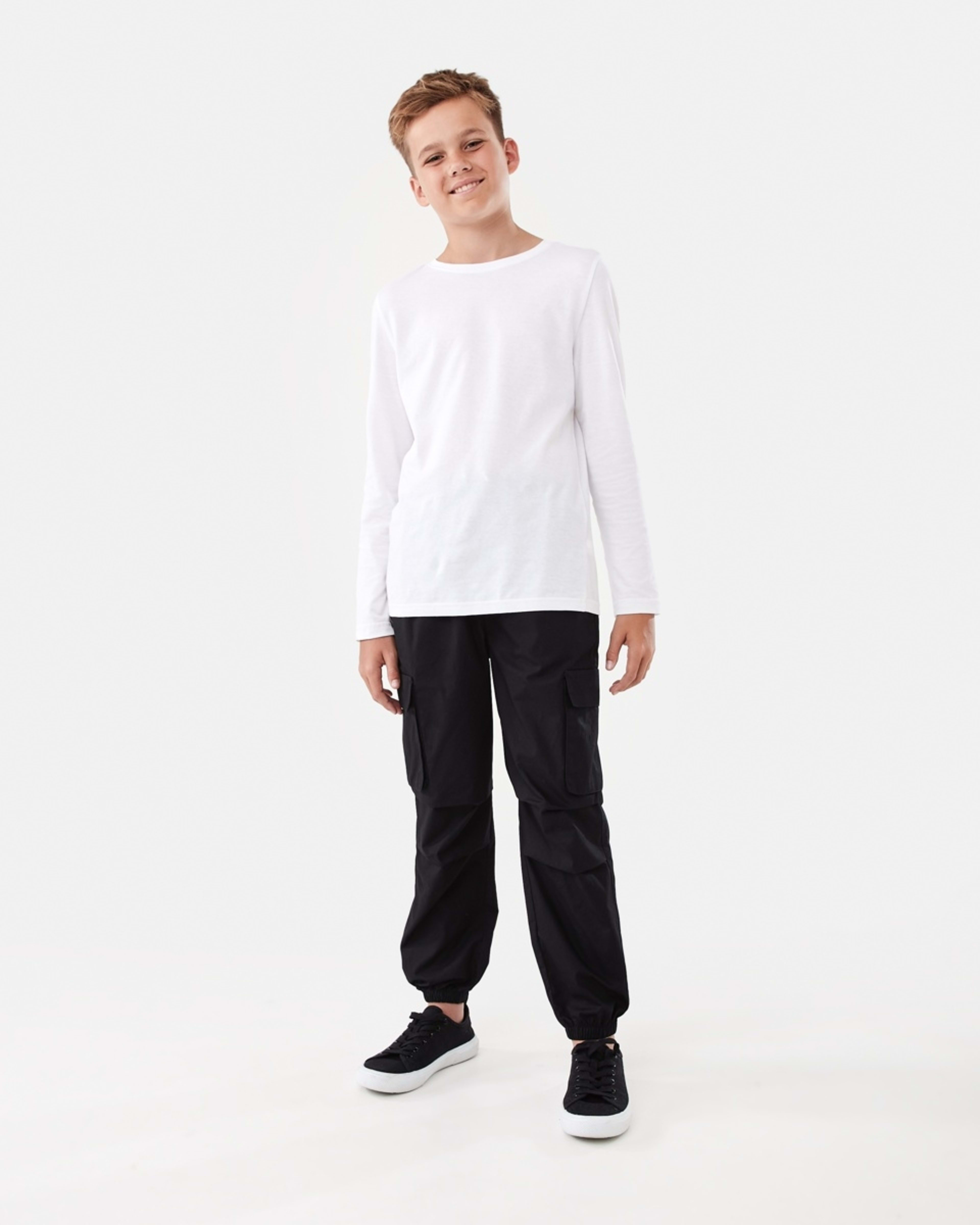 6 Parachute Pants BLACK, 6 of 9
