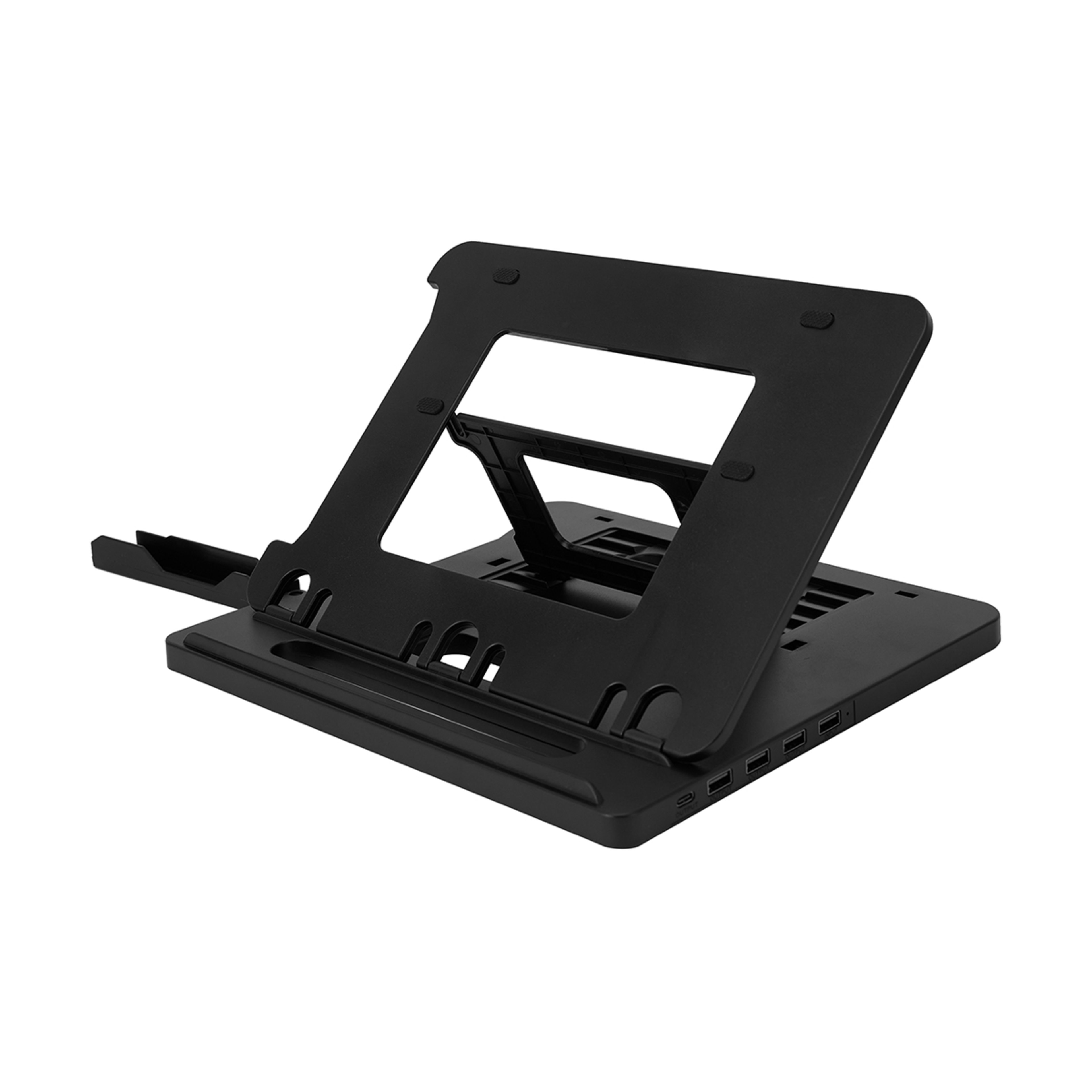 Laptop Stand with Hub and Phone Holder Kmart