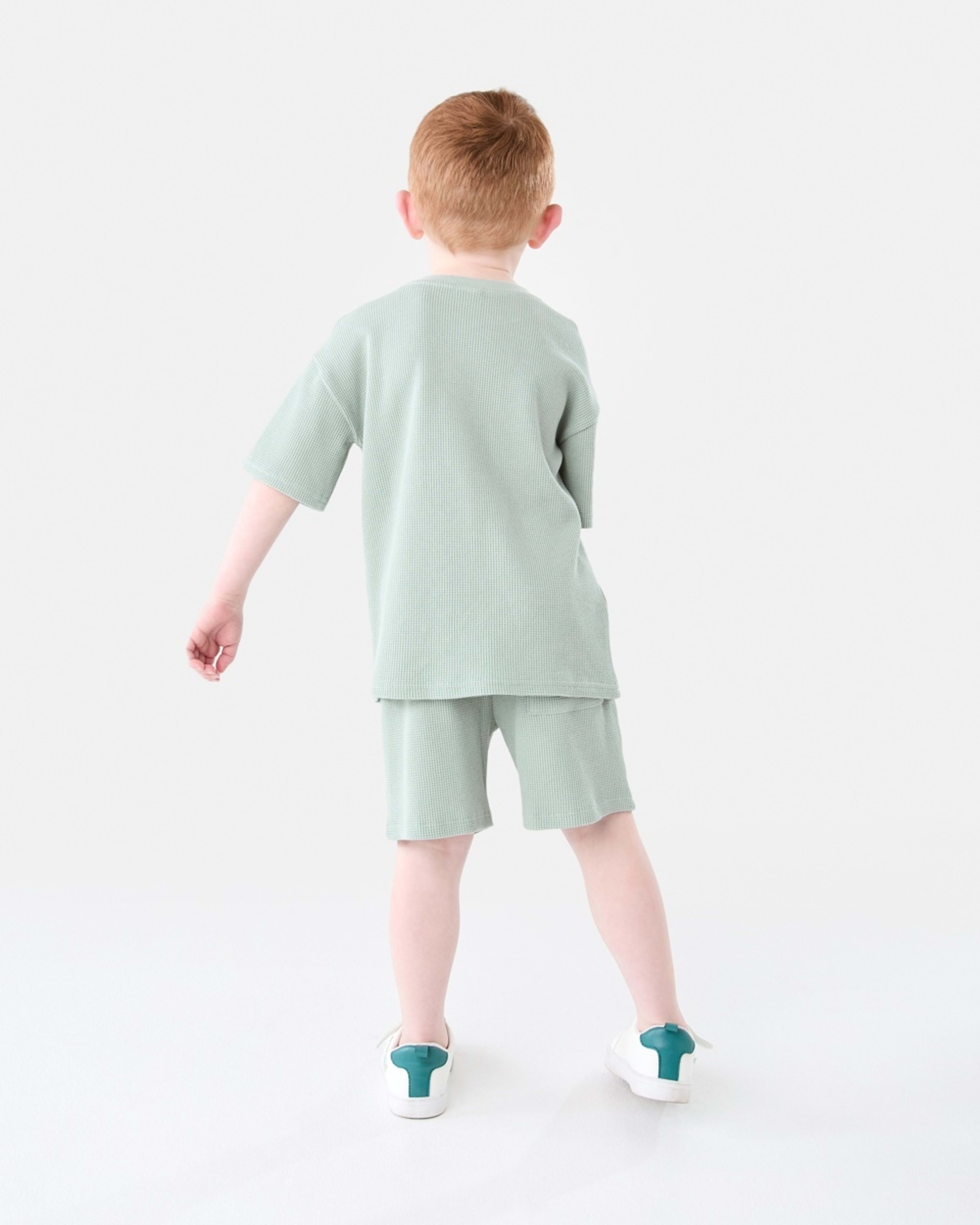 6 Waffle Shorts Jad Green, 6 of 8