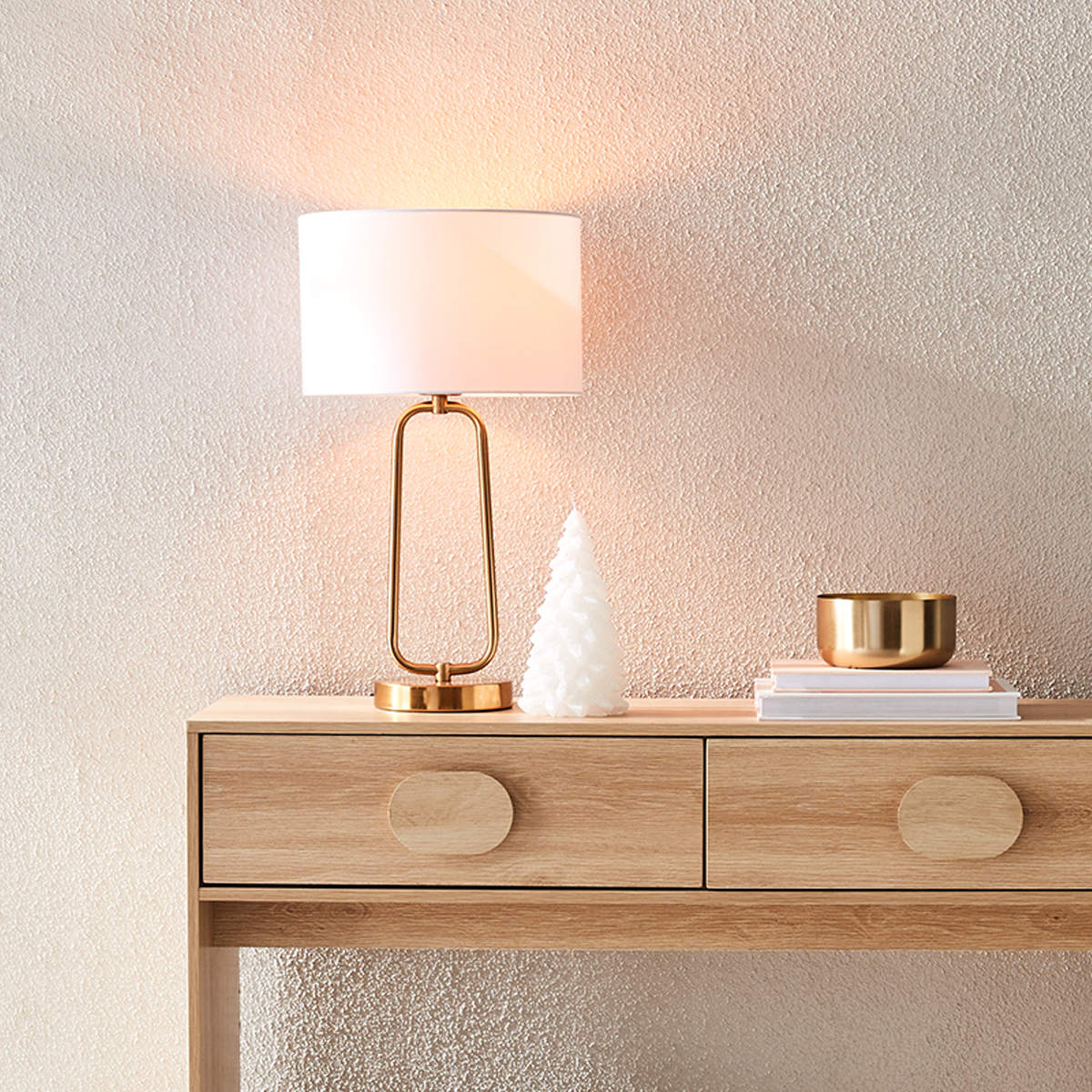 gold look table lamp kmart