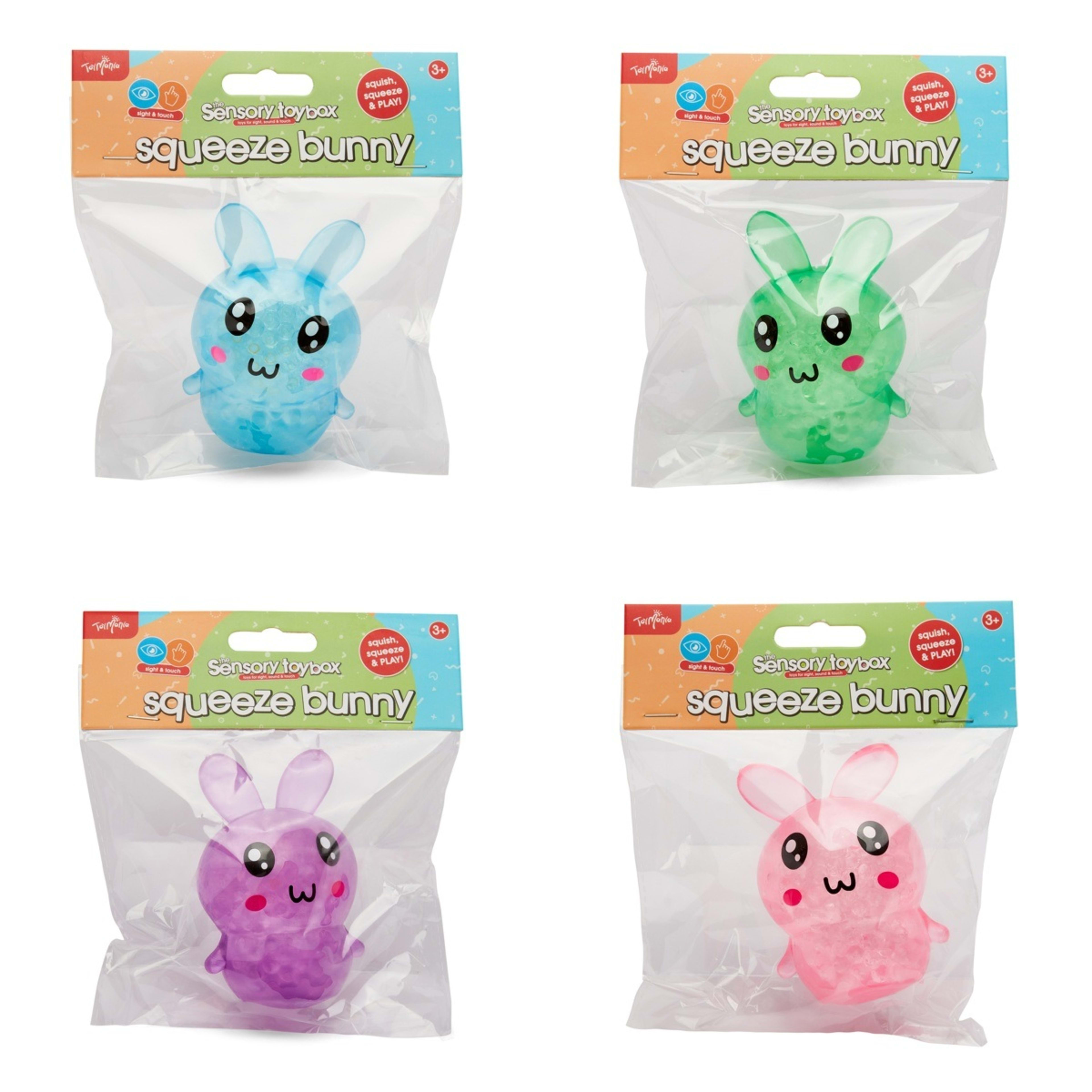 2 ToyMania The Sensory Toy Box: Easter Squeeze Bunny Toy - Assorted, 2 of 7
