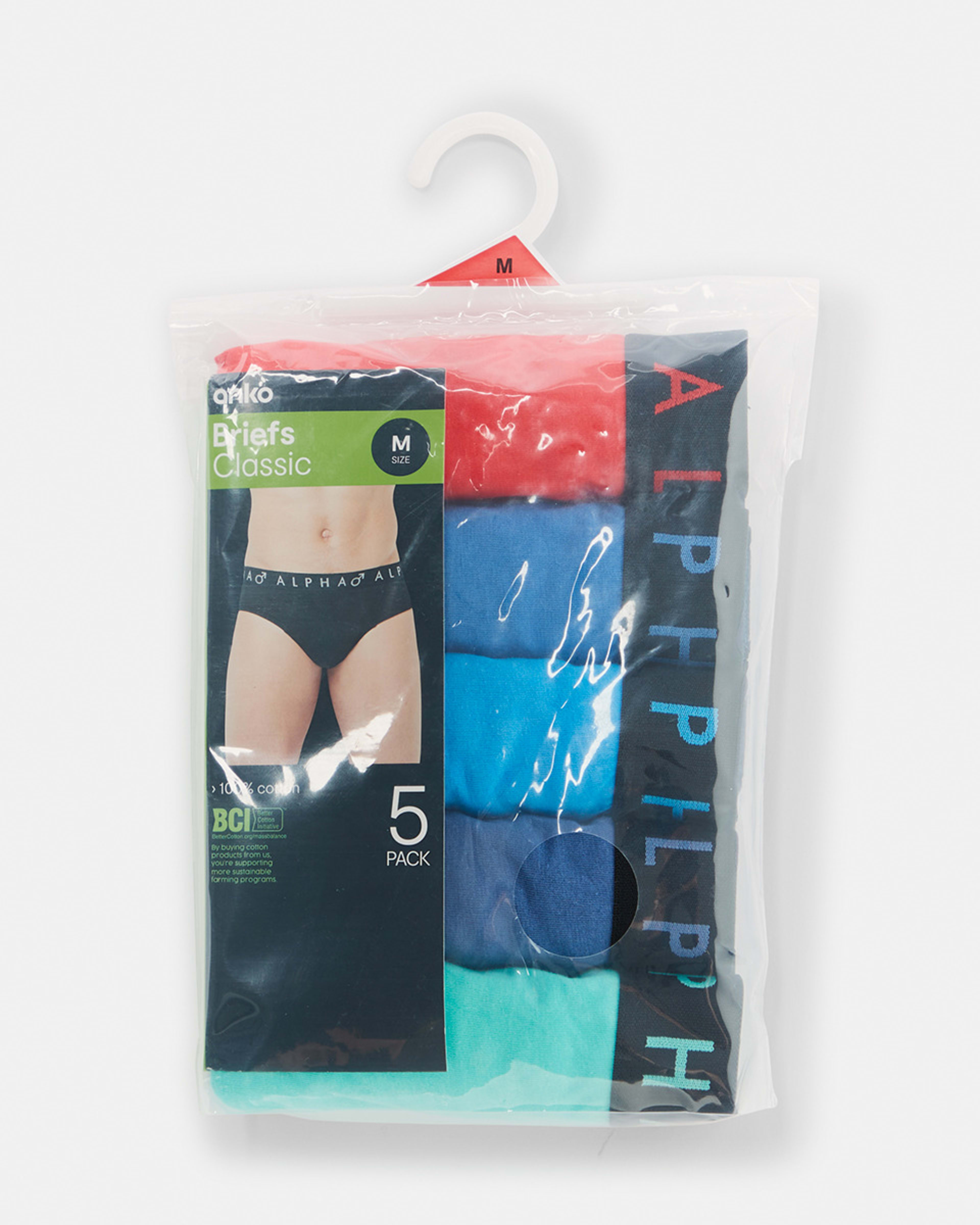 10 5 Pack Attached Elastic Hipster Briefs PRIMARY MULTI, 10 of 10