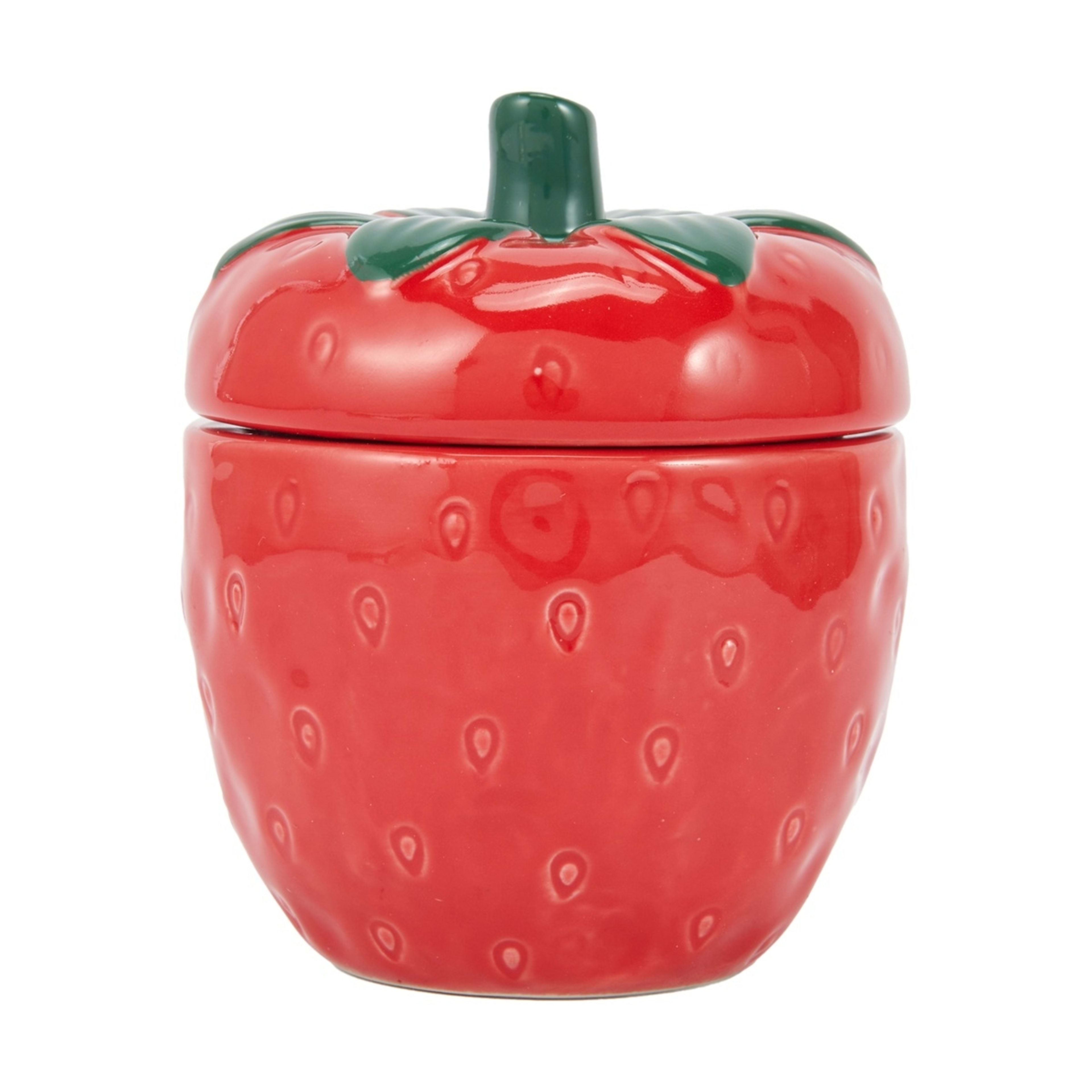 1 Ceramic Strawberry Candle