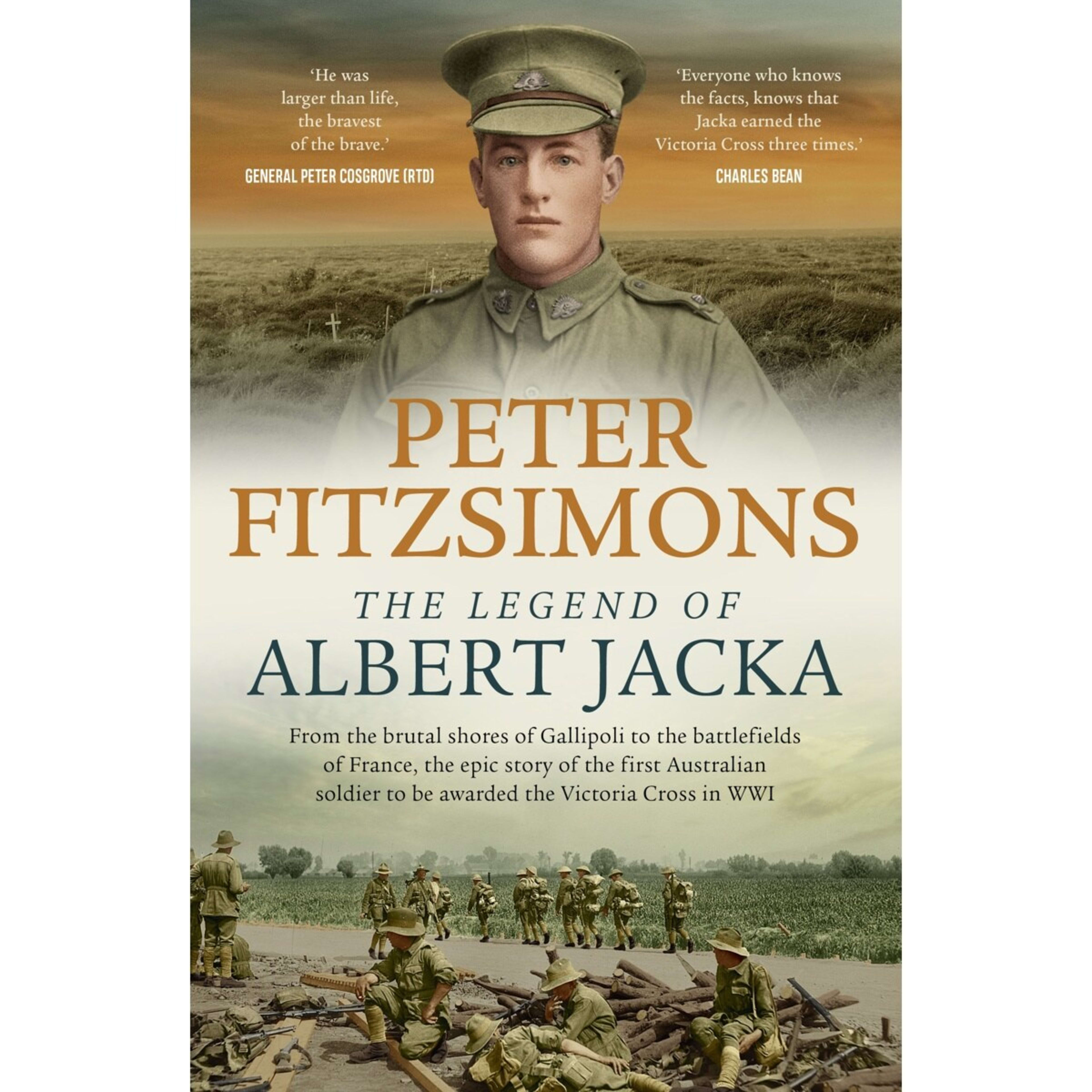1 The Legend of Albert Jacka by Peter Fitzsimons - Book