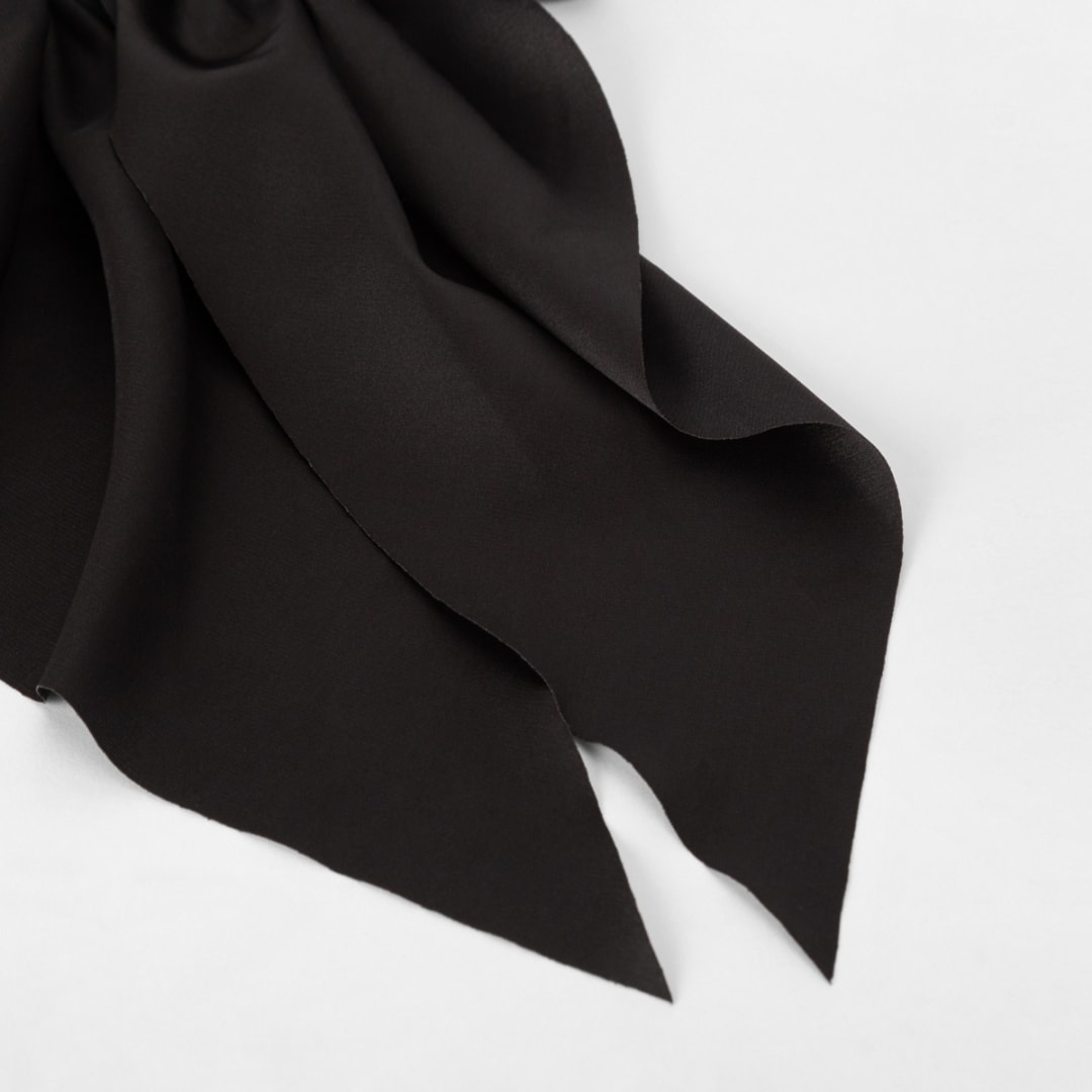 Black Barrette Large Bow Hair Clip Kmart