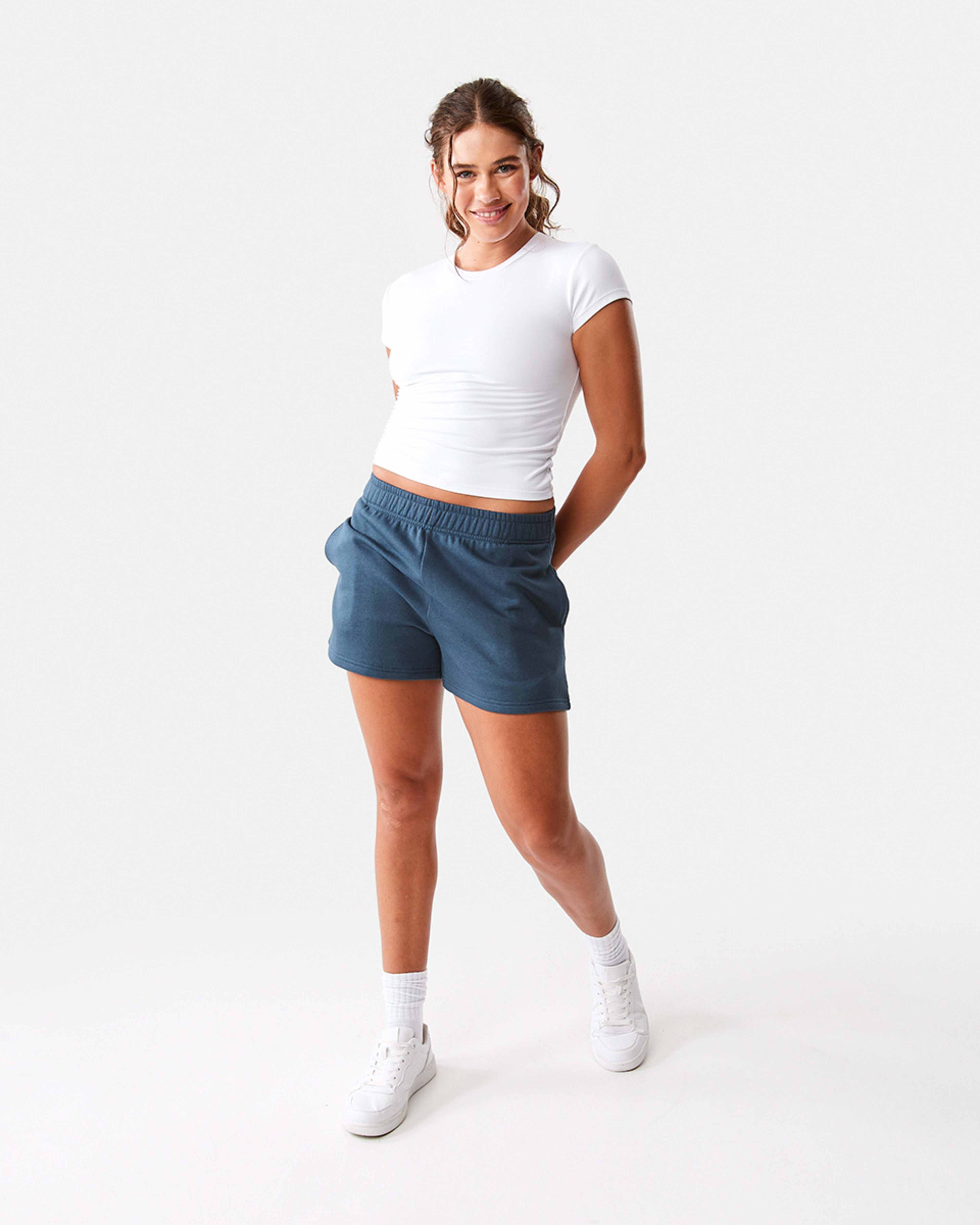 Active Womens Fleece Shorts Kmart
