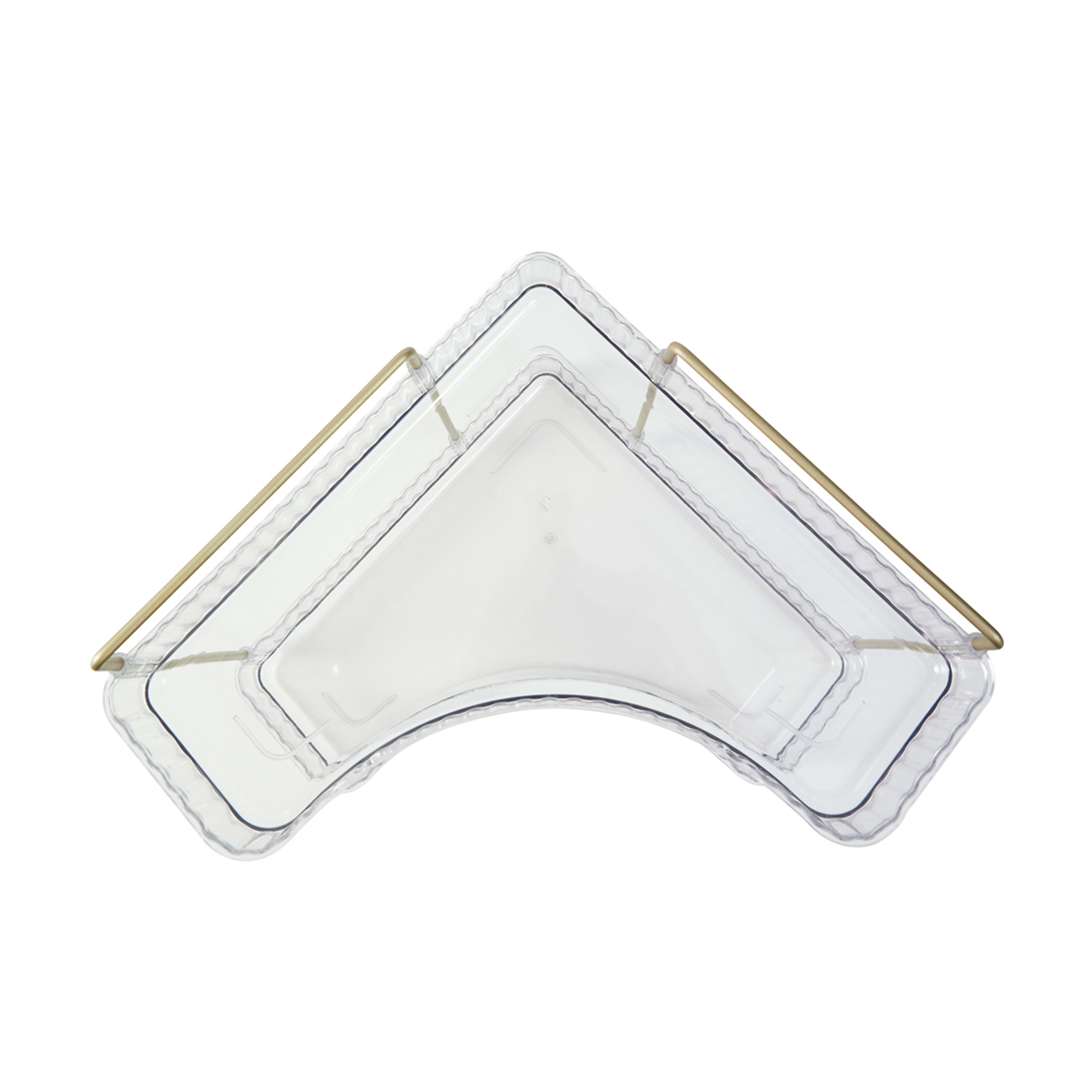 6 2 Tier Corner Bathroom Organiser, 6 of 8
