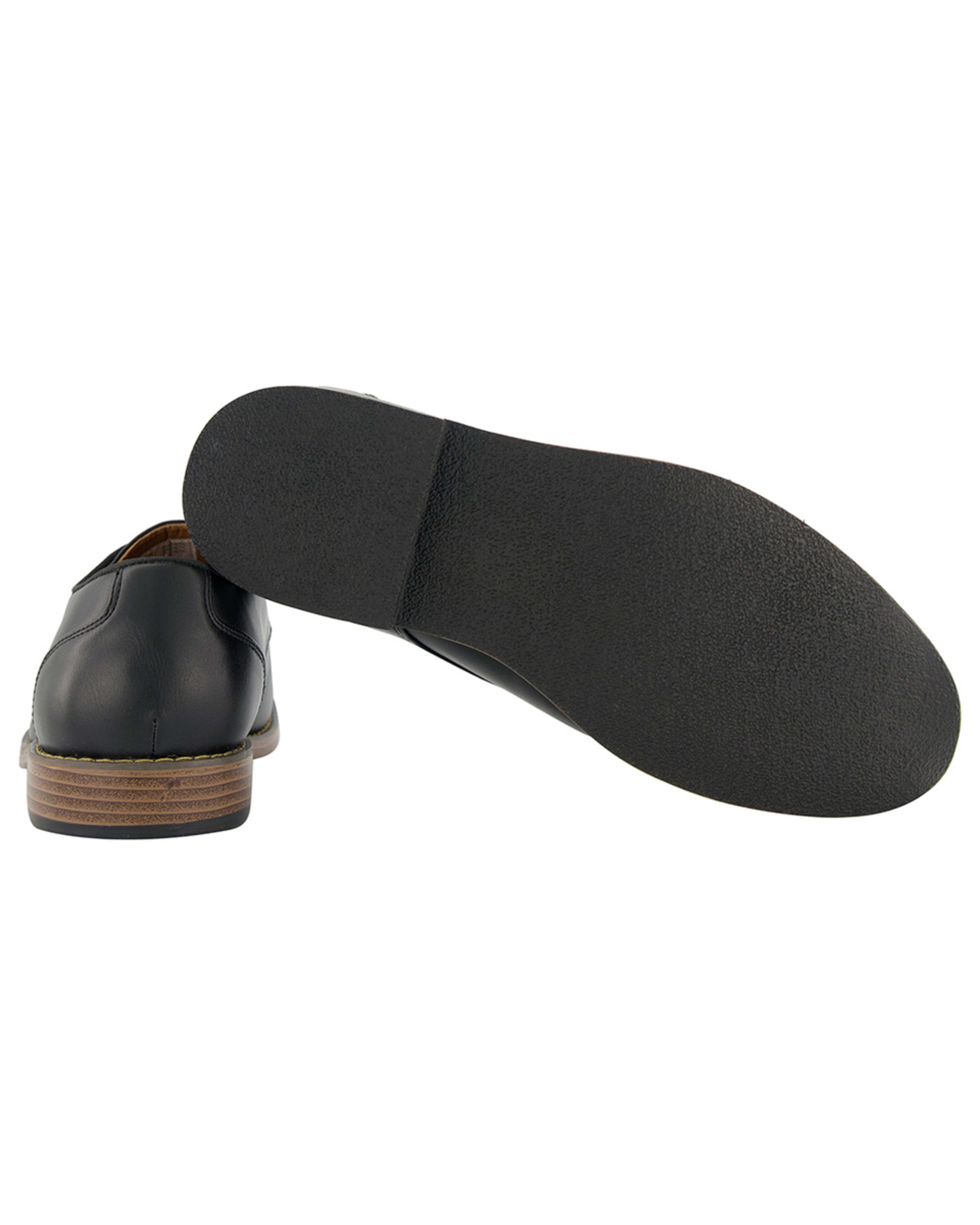 4 Burnished Toe Dress Shoes BLACK, 4 of 5
