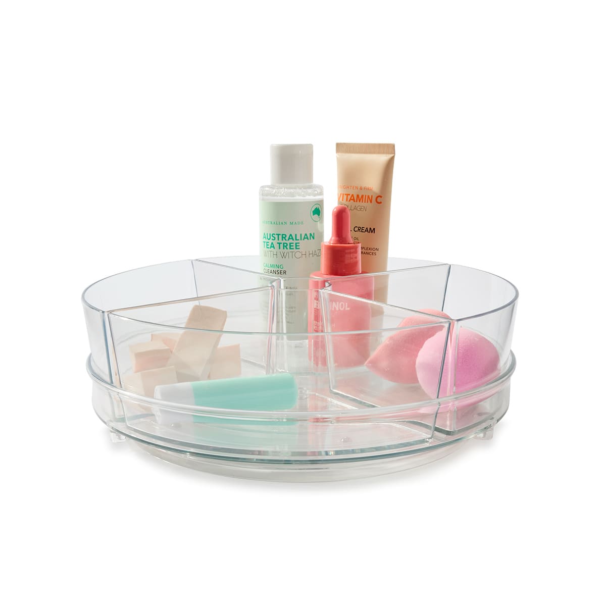 Plastic Turntable with Bins Kmart NZ