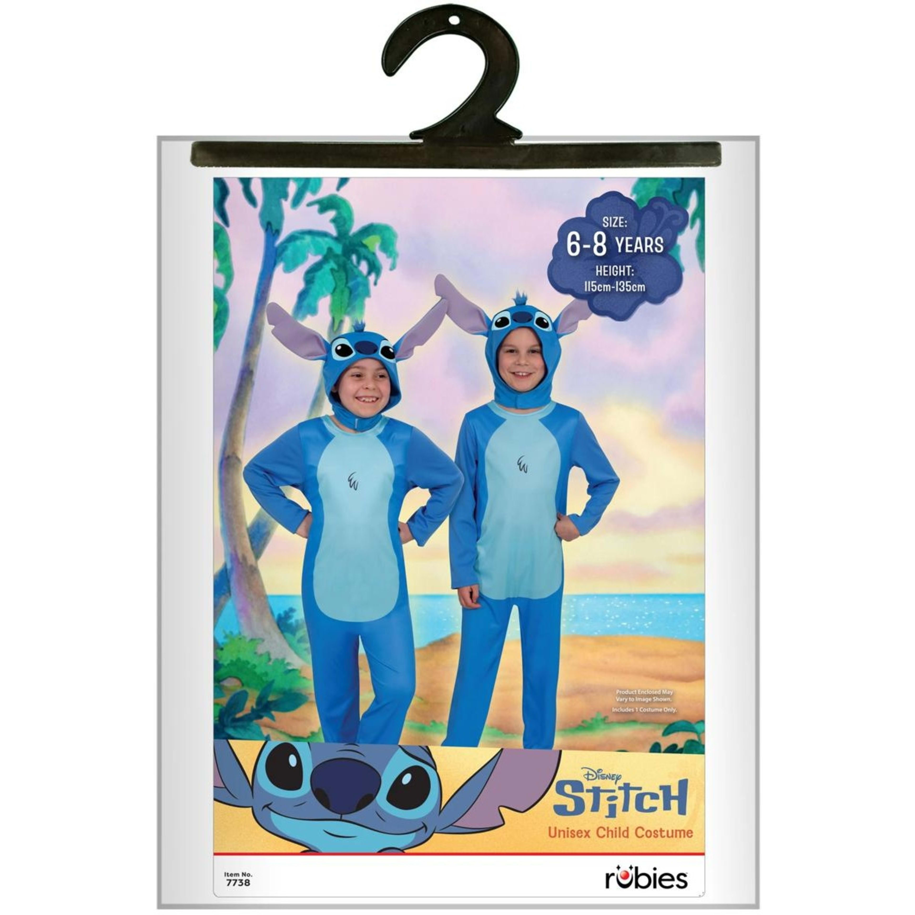 4 Disney Stitch Unisex Child Costume - Ages 6-8, 4 of 4