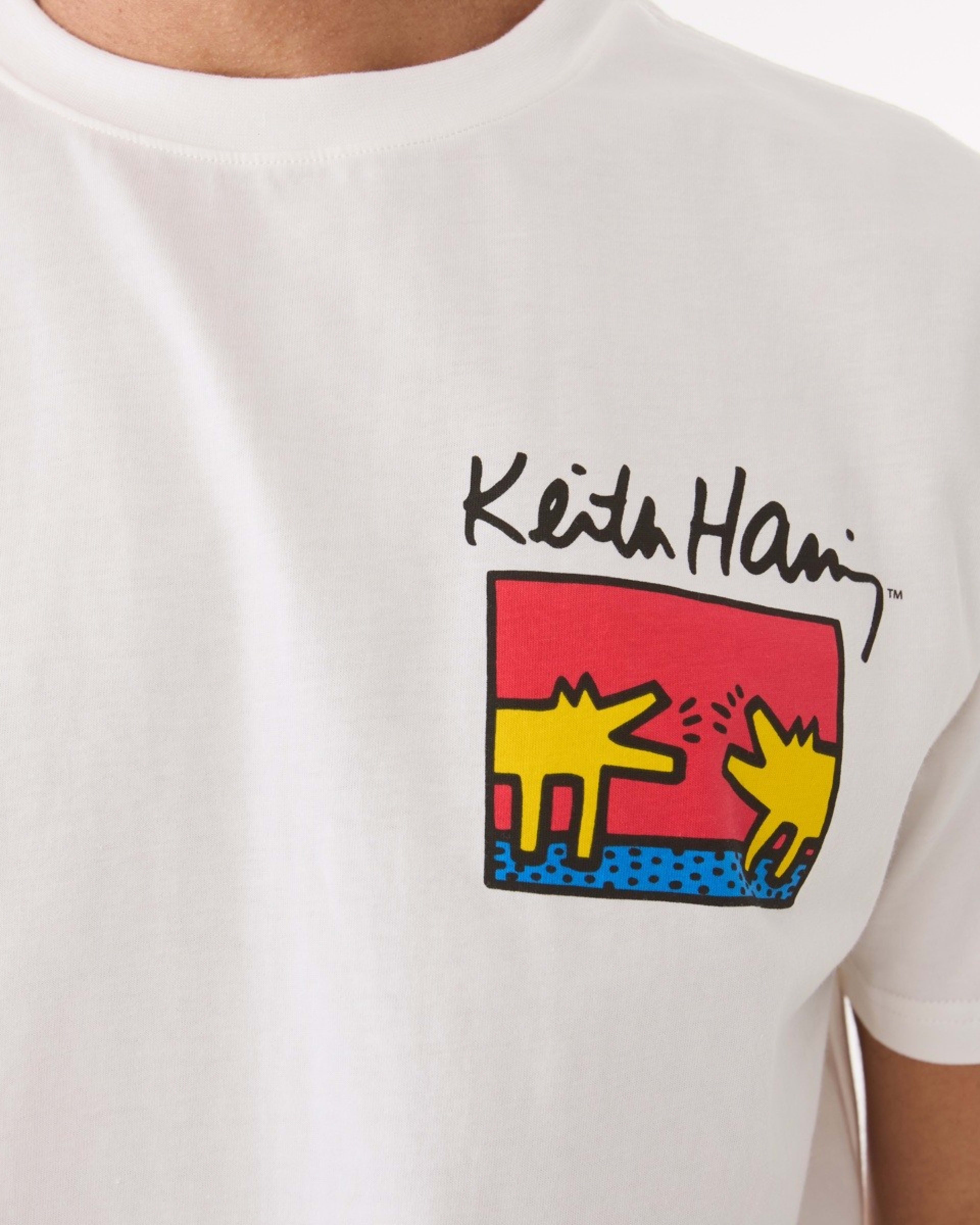 5 Keith Haring License T-shirt SNOW WHITE, 5 of 6