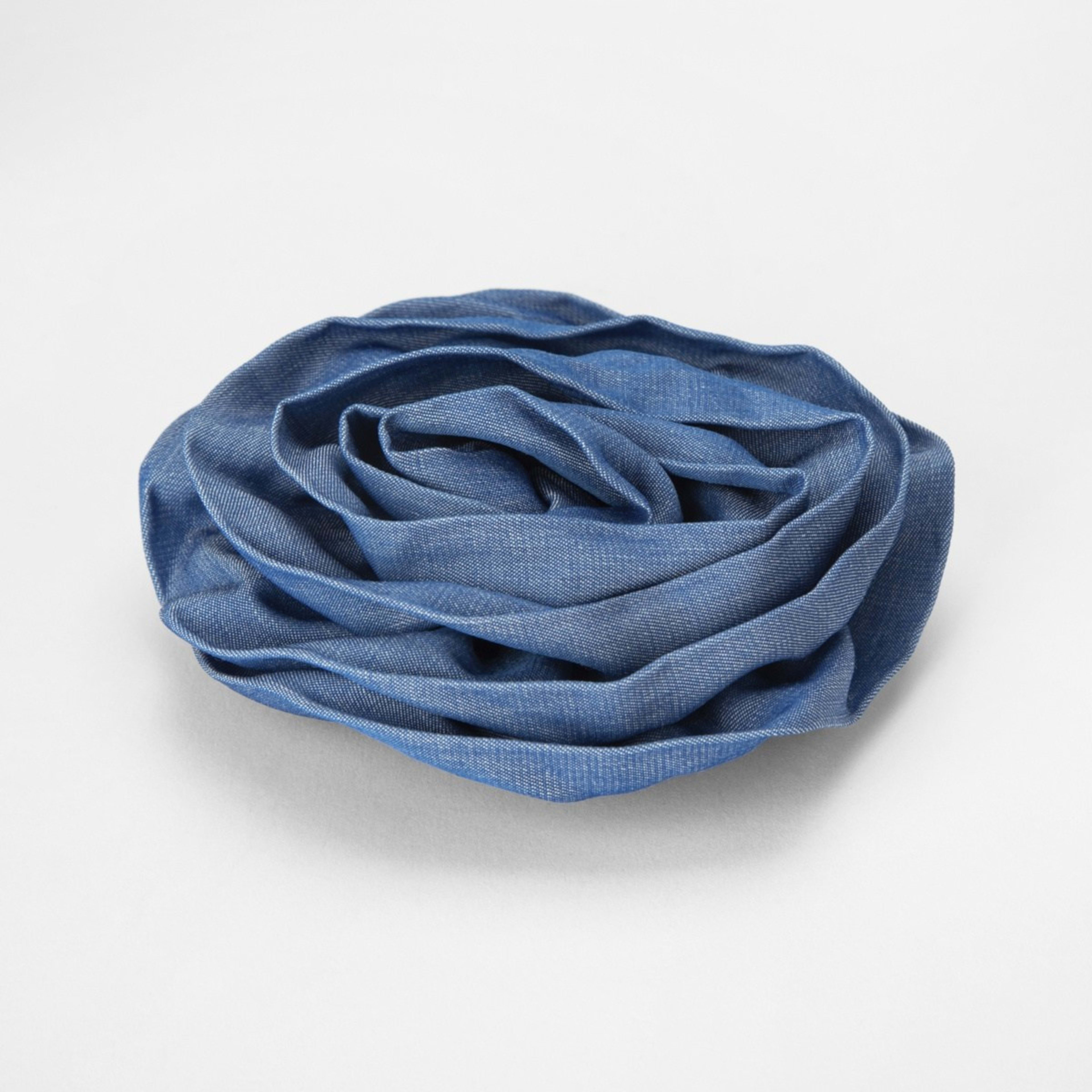 2 Denim Flower Hair Clip, 2 of 4