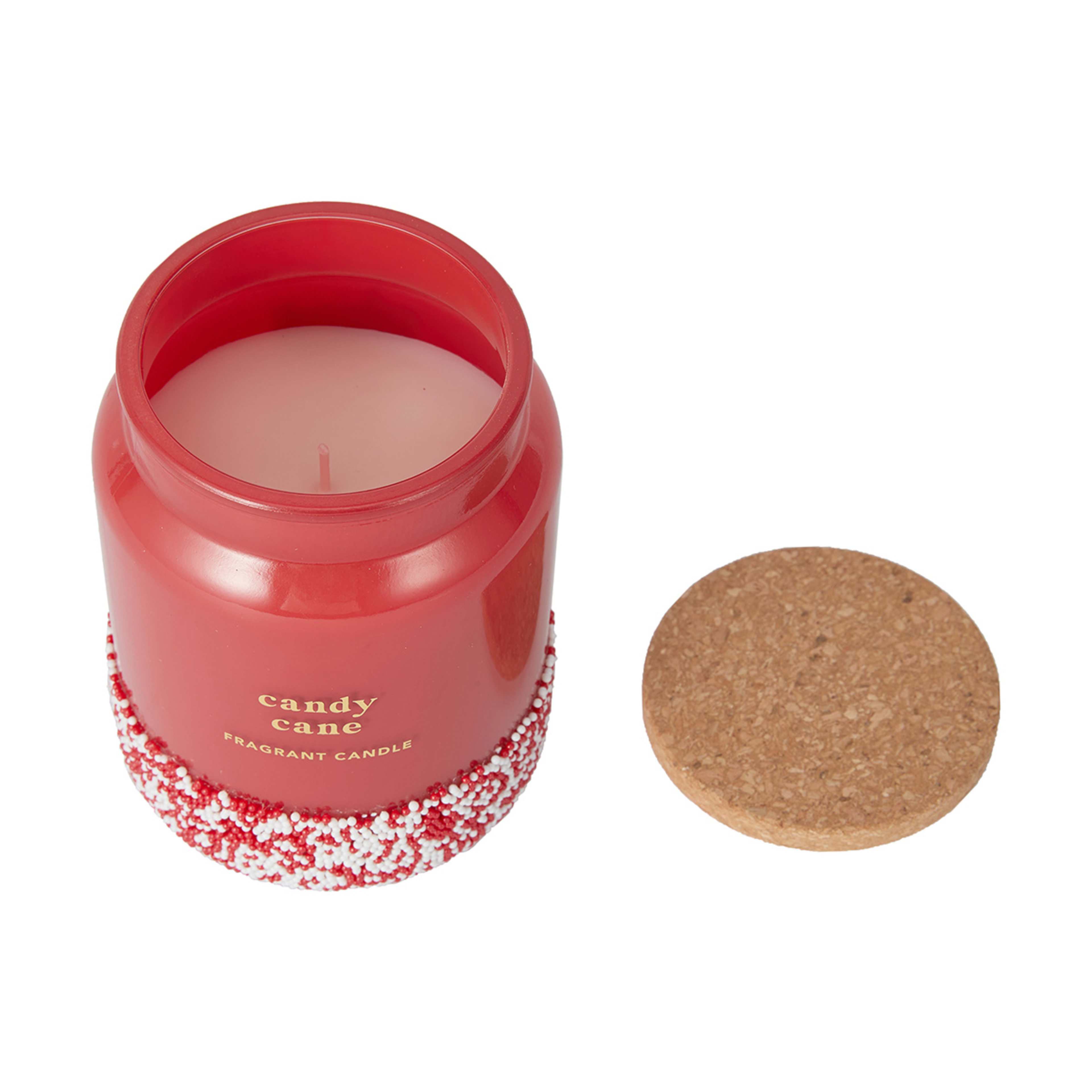 Sprinkles Candy Cane Fragrant Candle Kmart