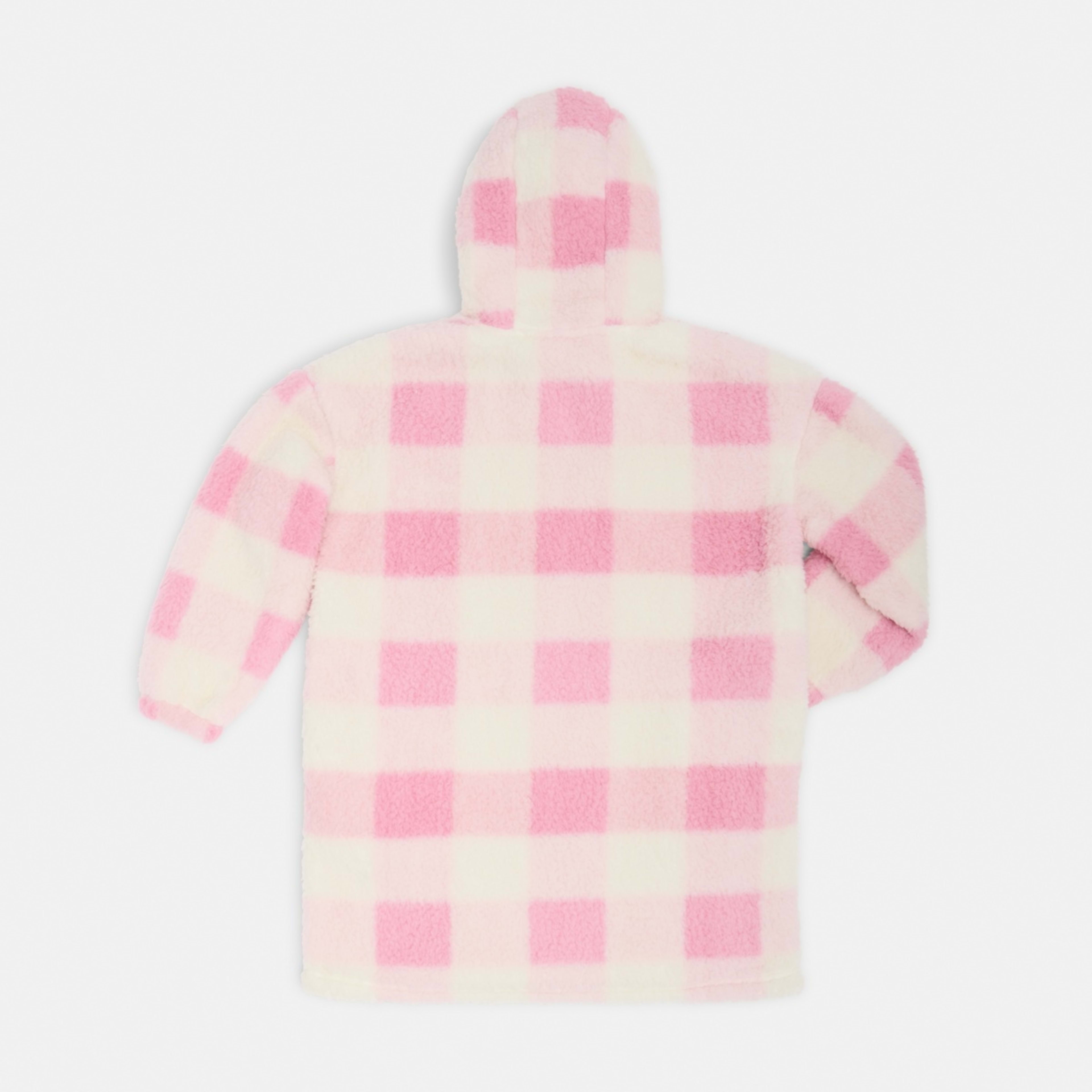 8 Pull Over Gown Pink Check, 8 of 10