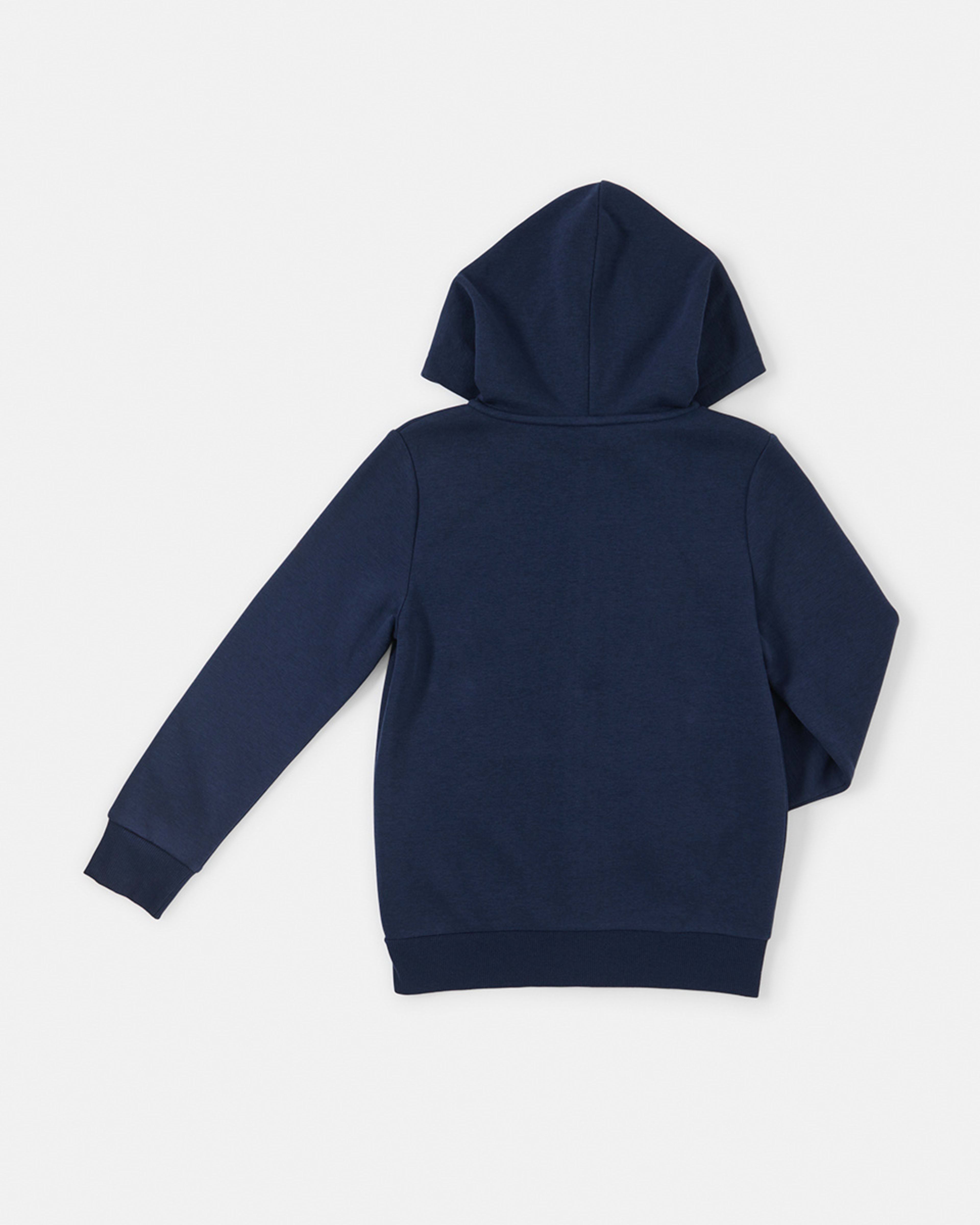 10 Basic Zip Through Hoodie Dress Blue, 10 of 10