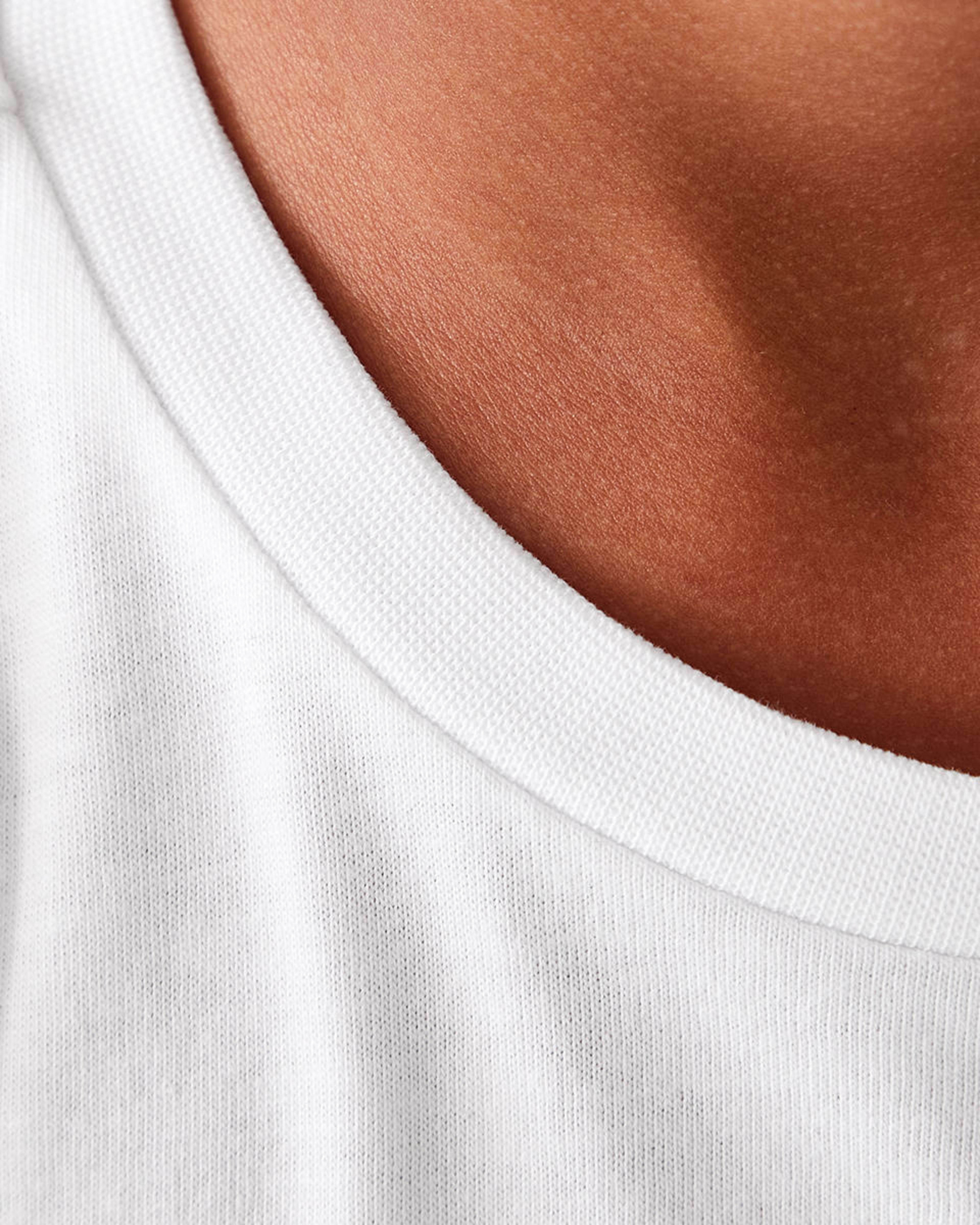 4 Long Sleeve Plain T-shirt White, 4 of 8