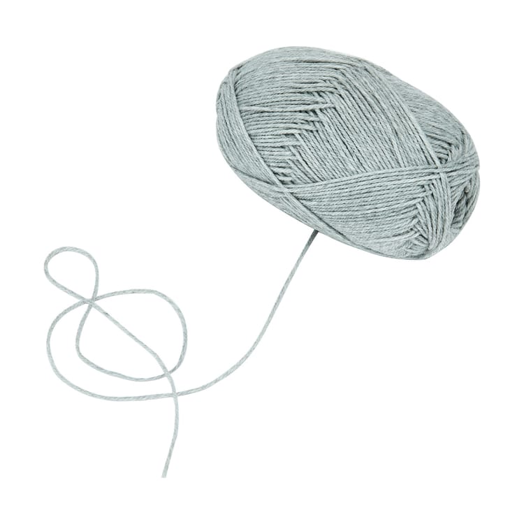 8 Ply Classic Acrylic Yarn Grey Marle Kmart
