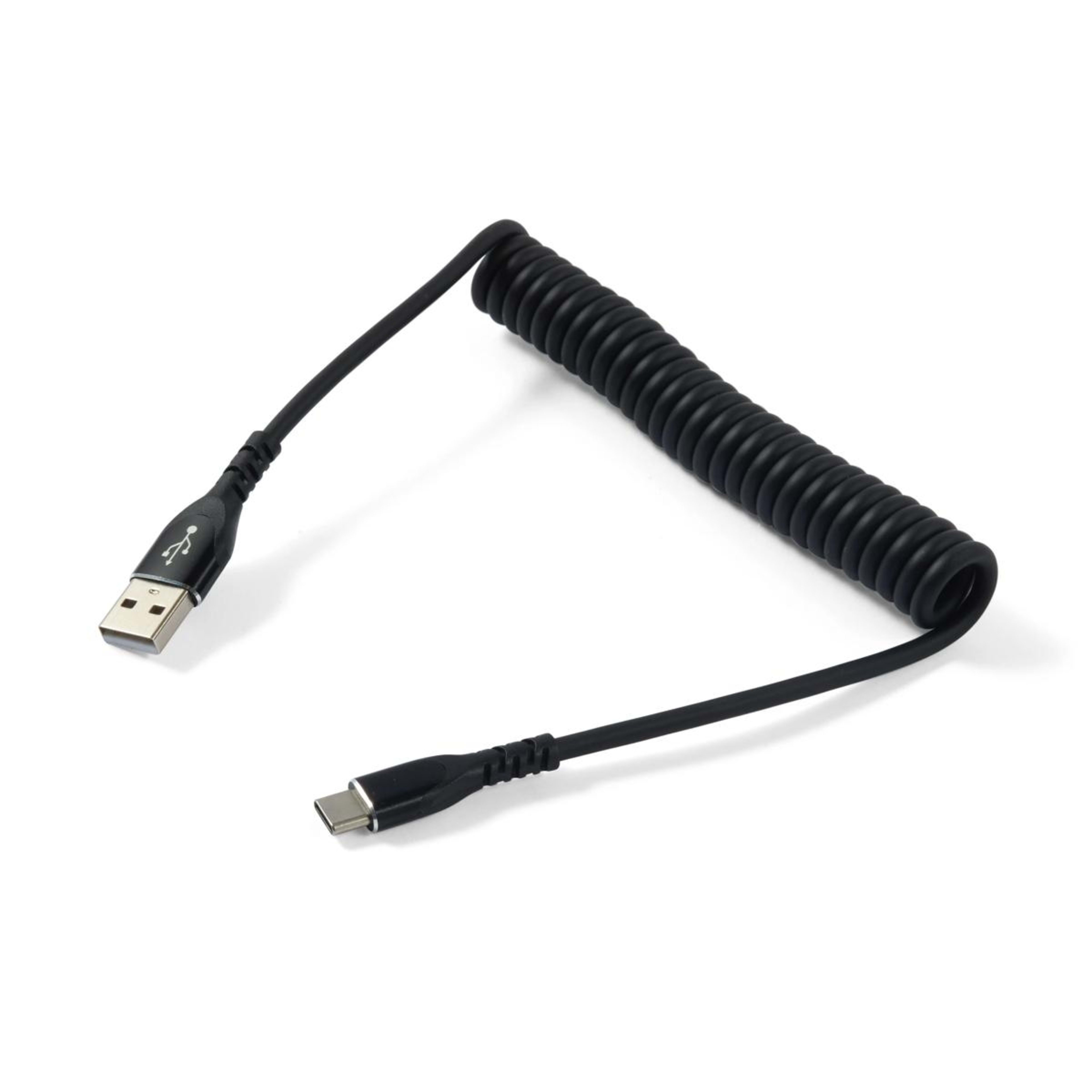 1 USB-A to USB-C Coil Cable