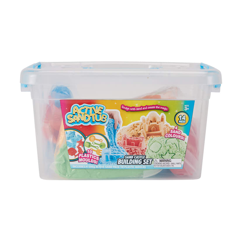 14 Piece Sand Castle Building Set Kmart