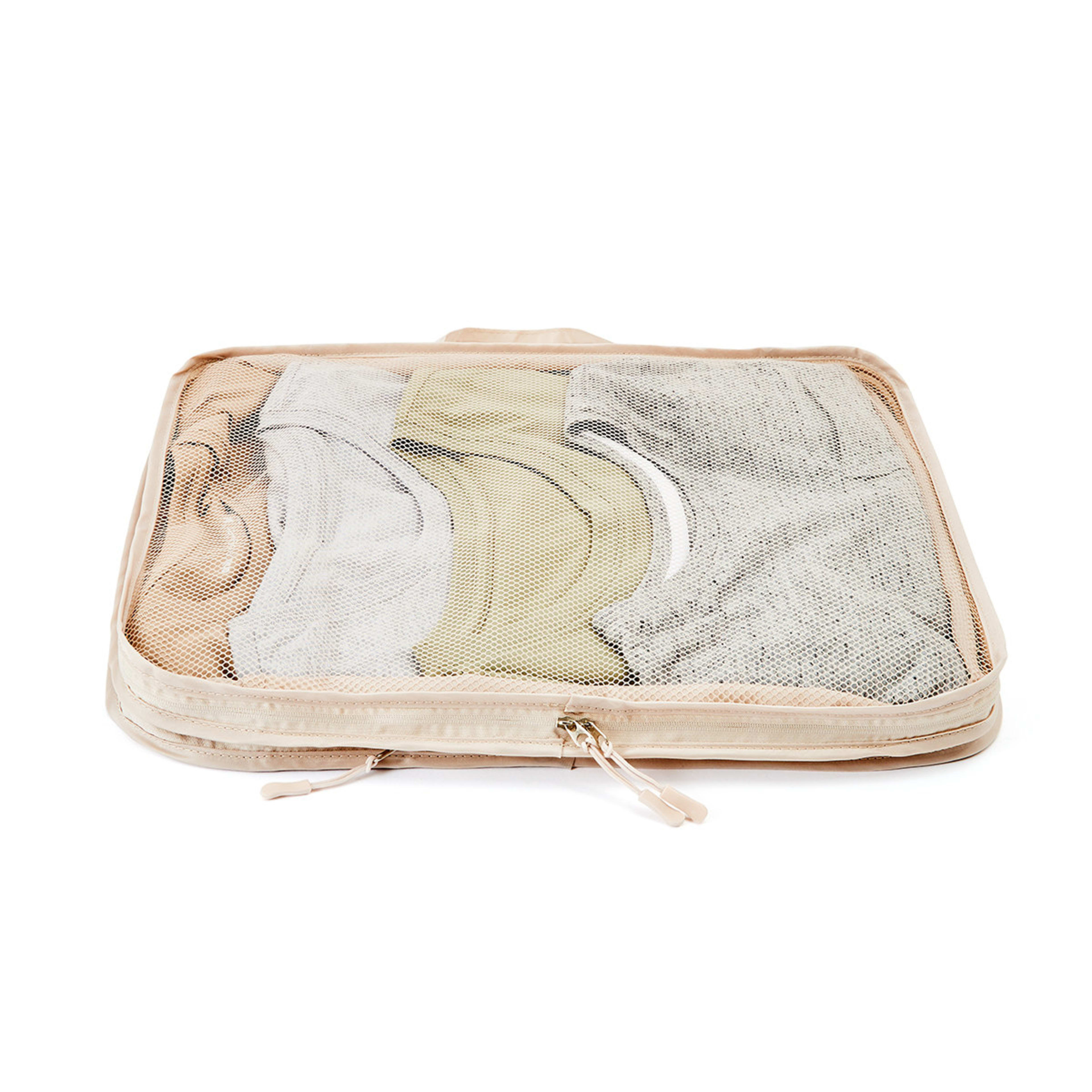 10 2 Piece Large Compression Packing Cubes - Taupe, 10 of 10