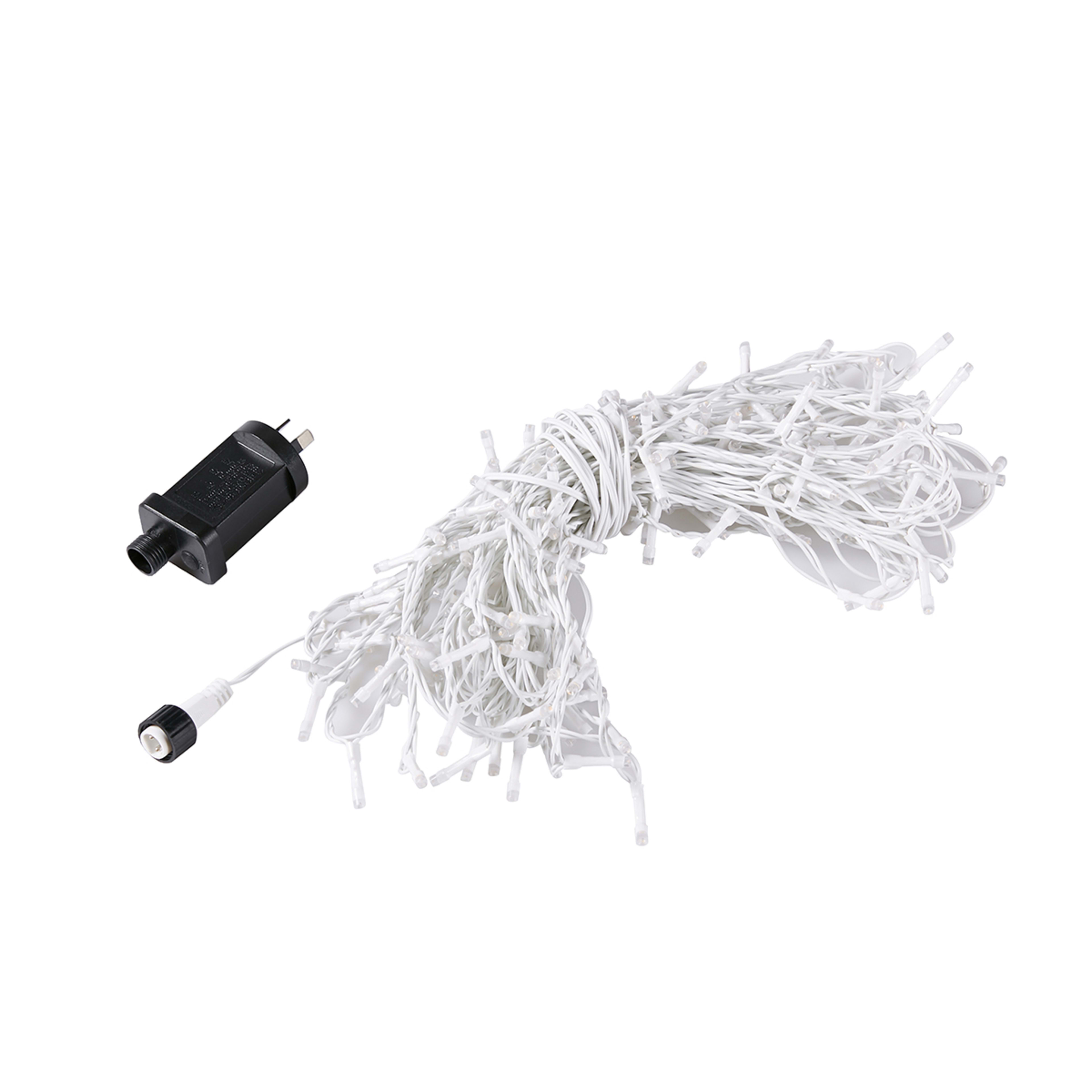 200 LED MultiFunction Warm White String Lights Kmart