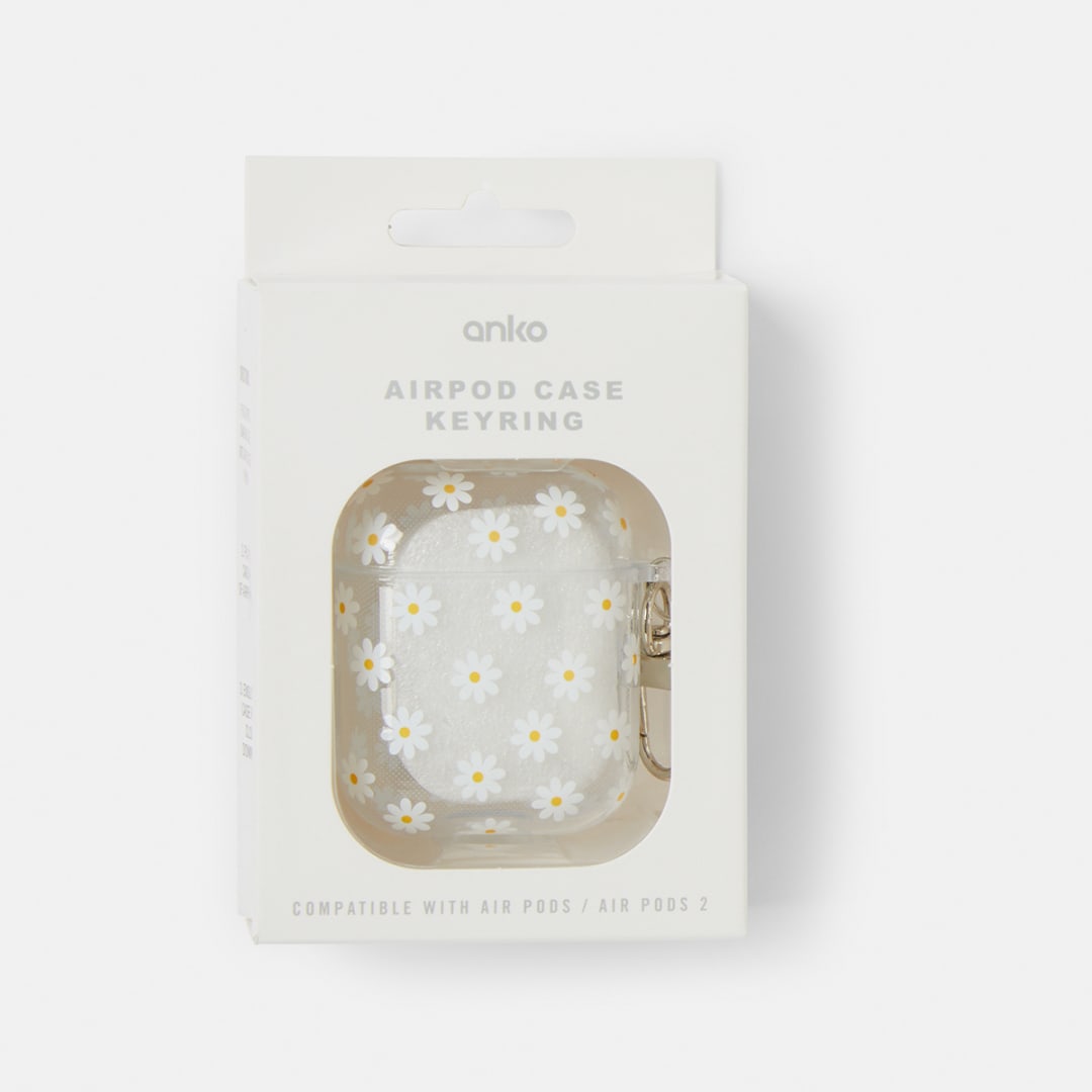AirPods Case Keyring Daisy Kmart