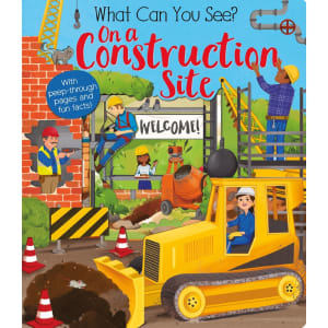 What Can You See? On a Construction Site - Book - Kmart