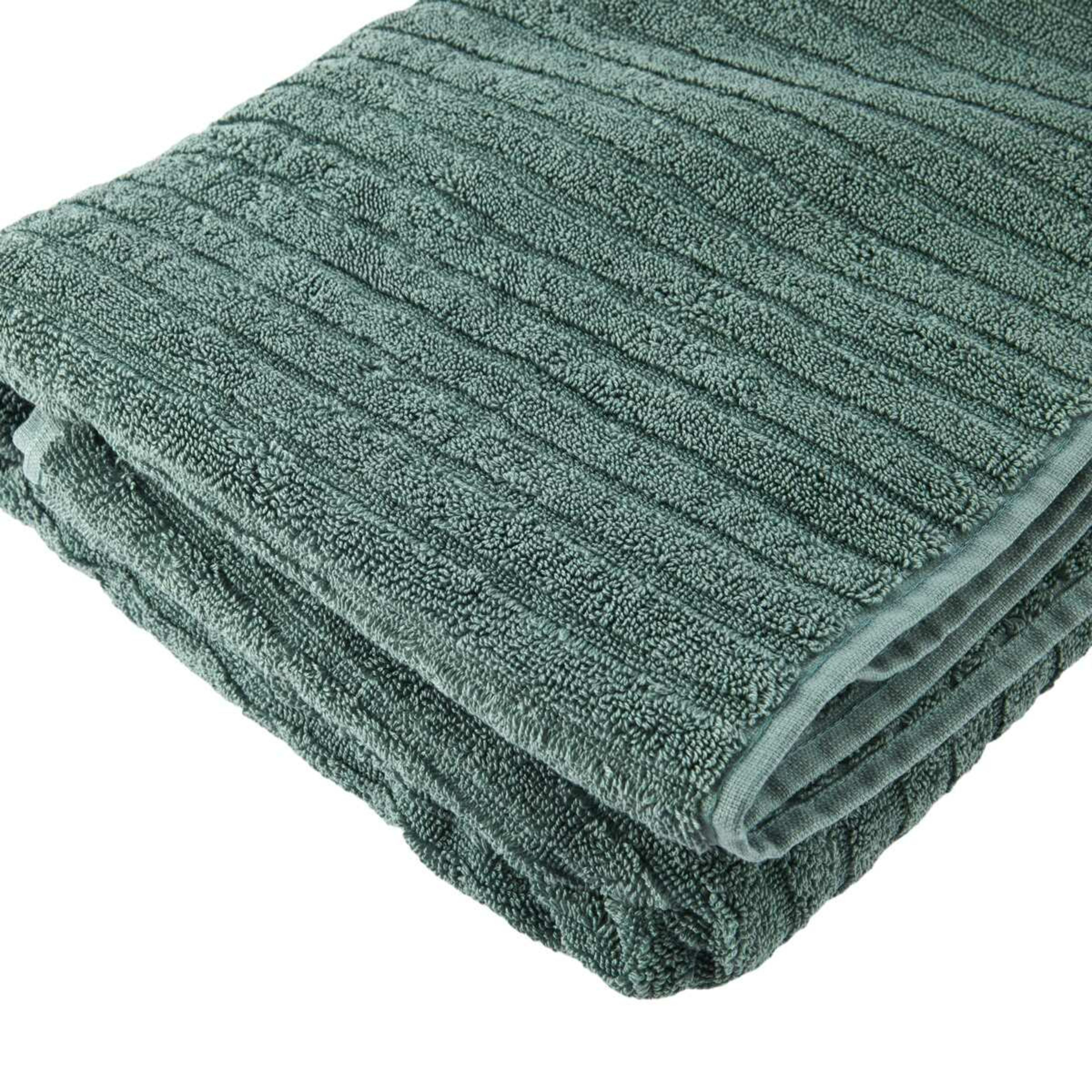 4 Australian Cotton Bath Sheet - Teal, 4 of 5