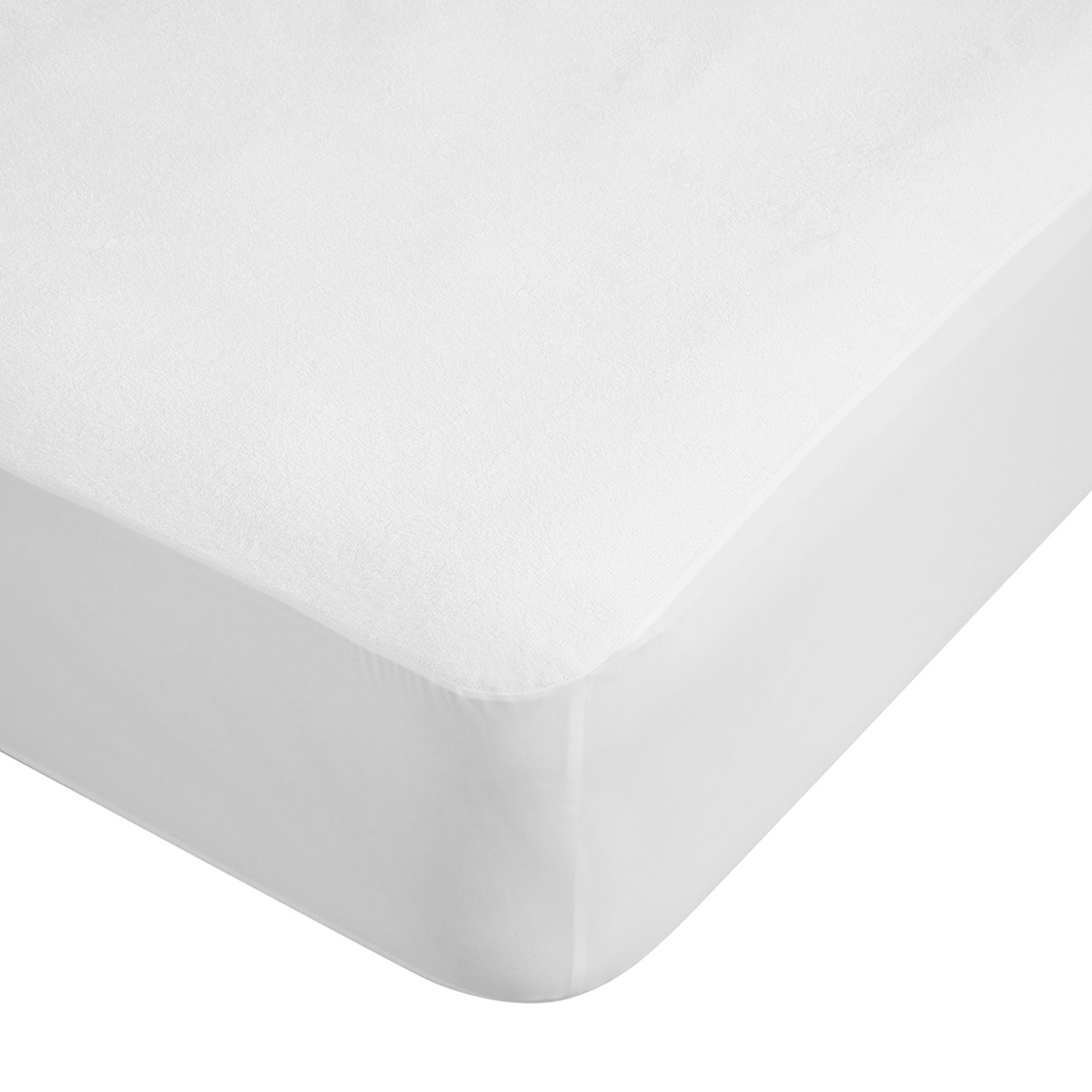 Waterproof Fitted Mattress Protector Queen Bed, White Kmart NZ