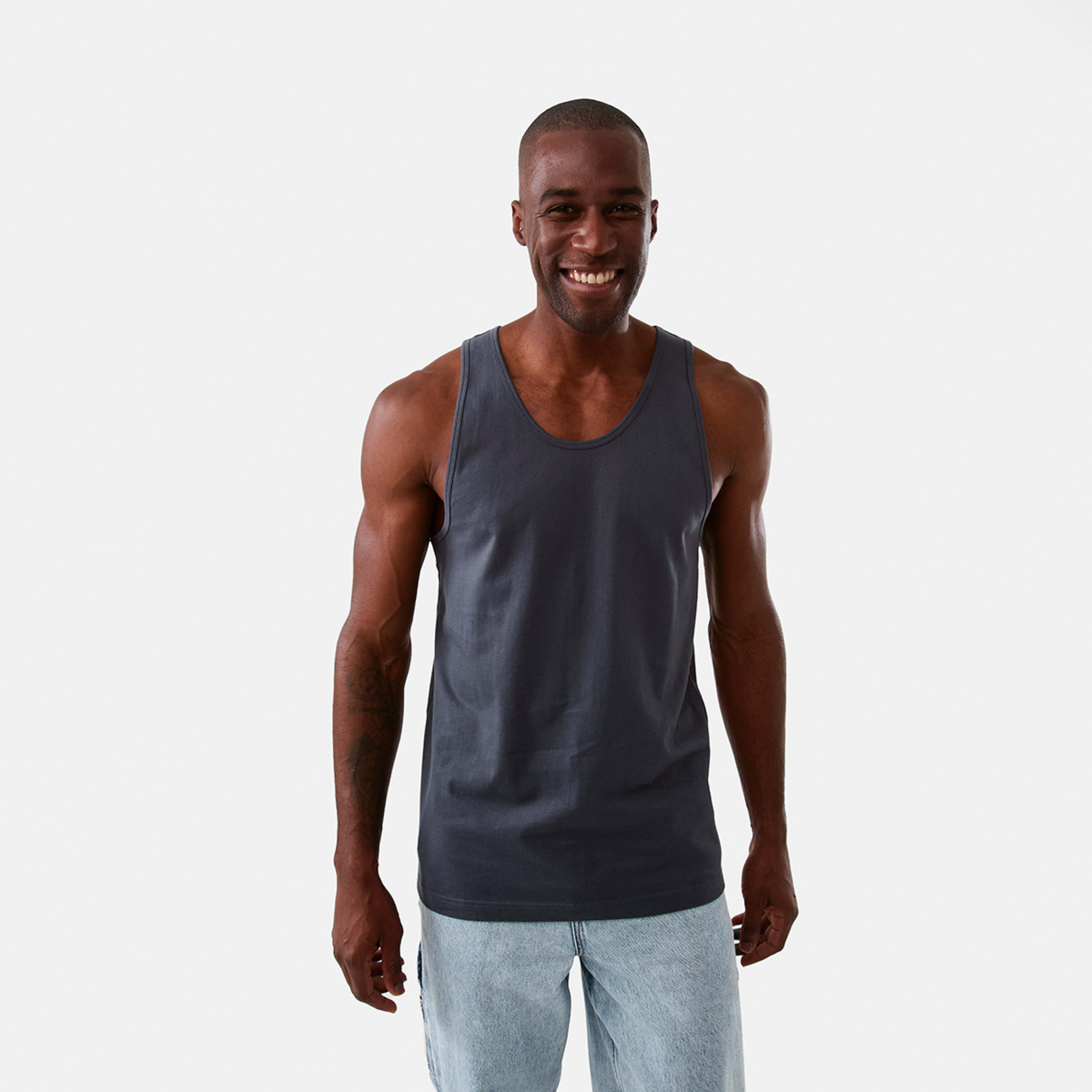 1 Plain Tank Blu Ombre, 1 of 6