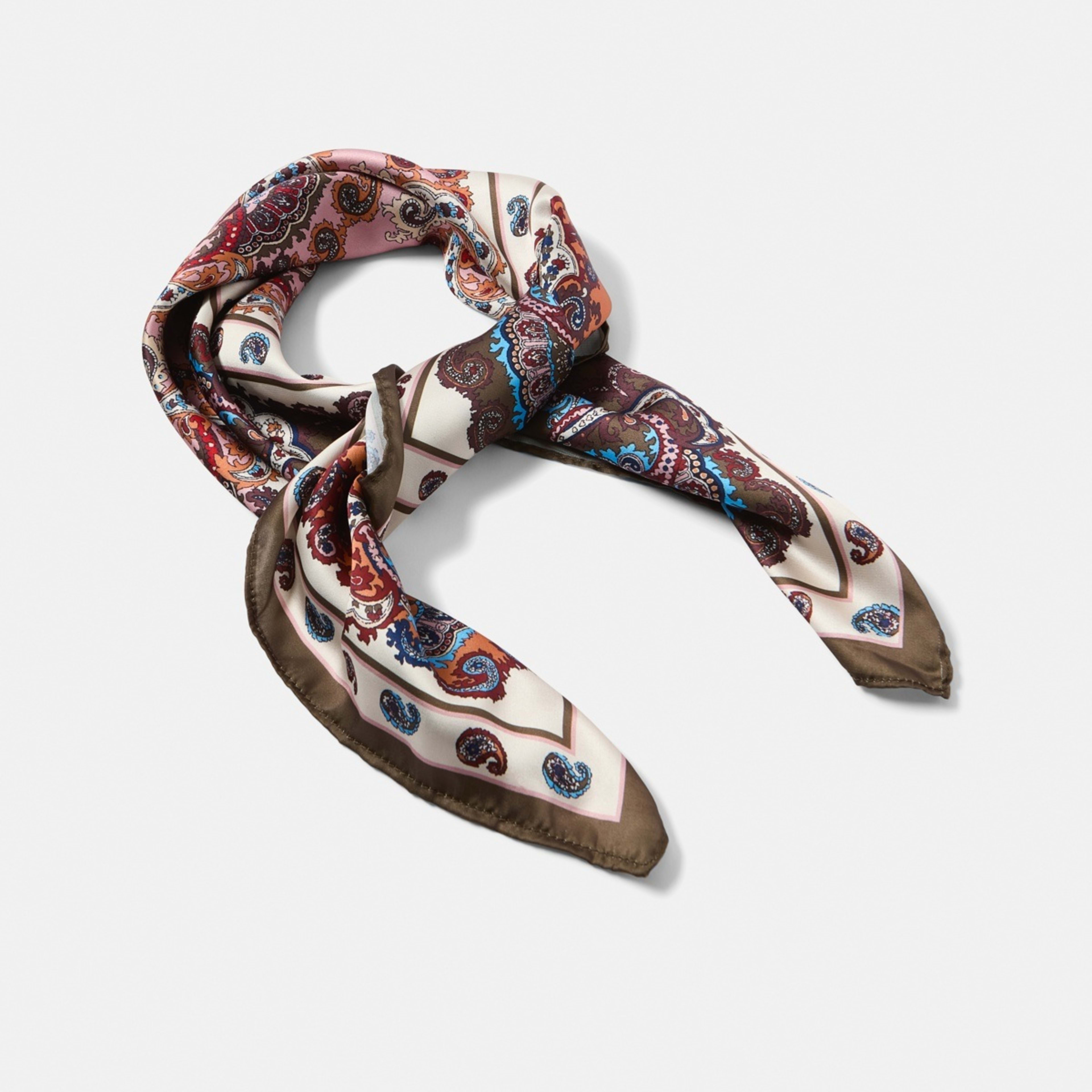 1 Paisley Tile Hair Scarf, 1 of 5