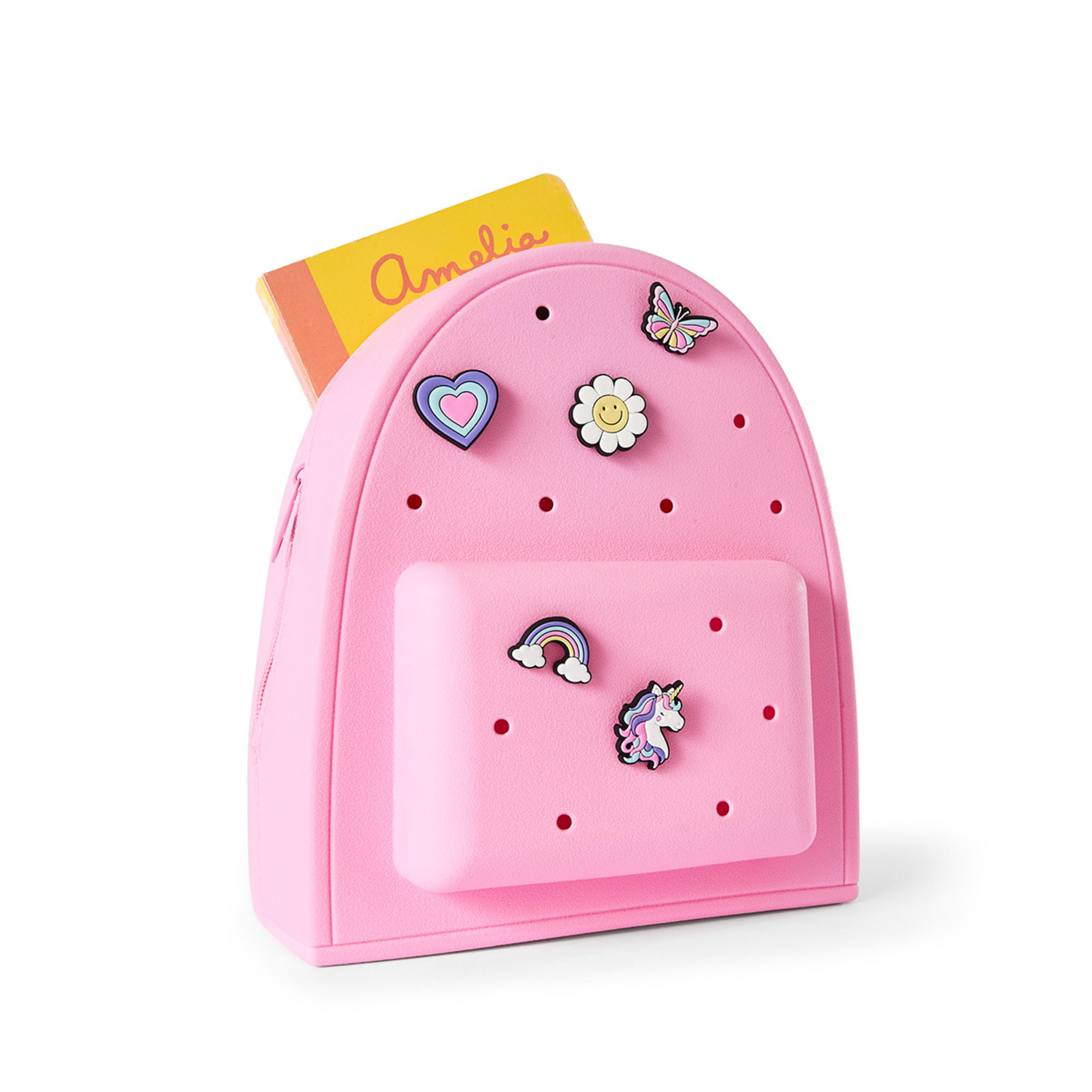 1 Mini Backpack with Charms - Pink