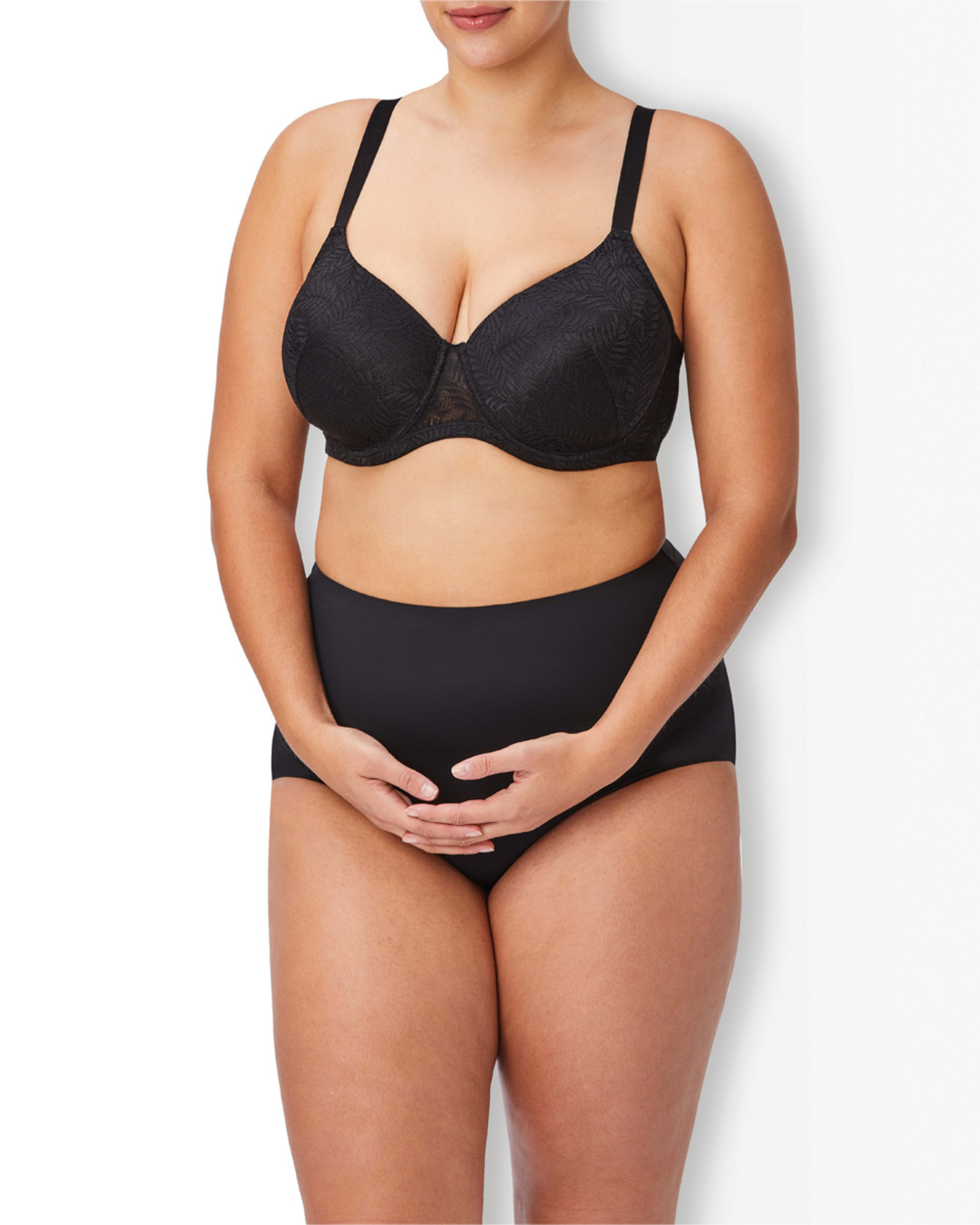 5 Full Figure Lace T-Shirt Bra BLACK, 5 of 5