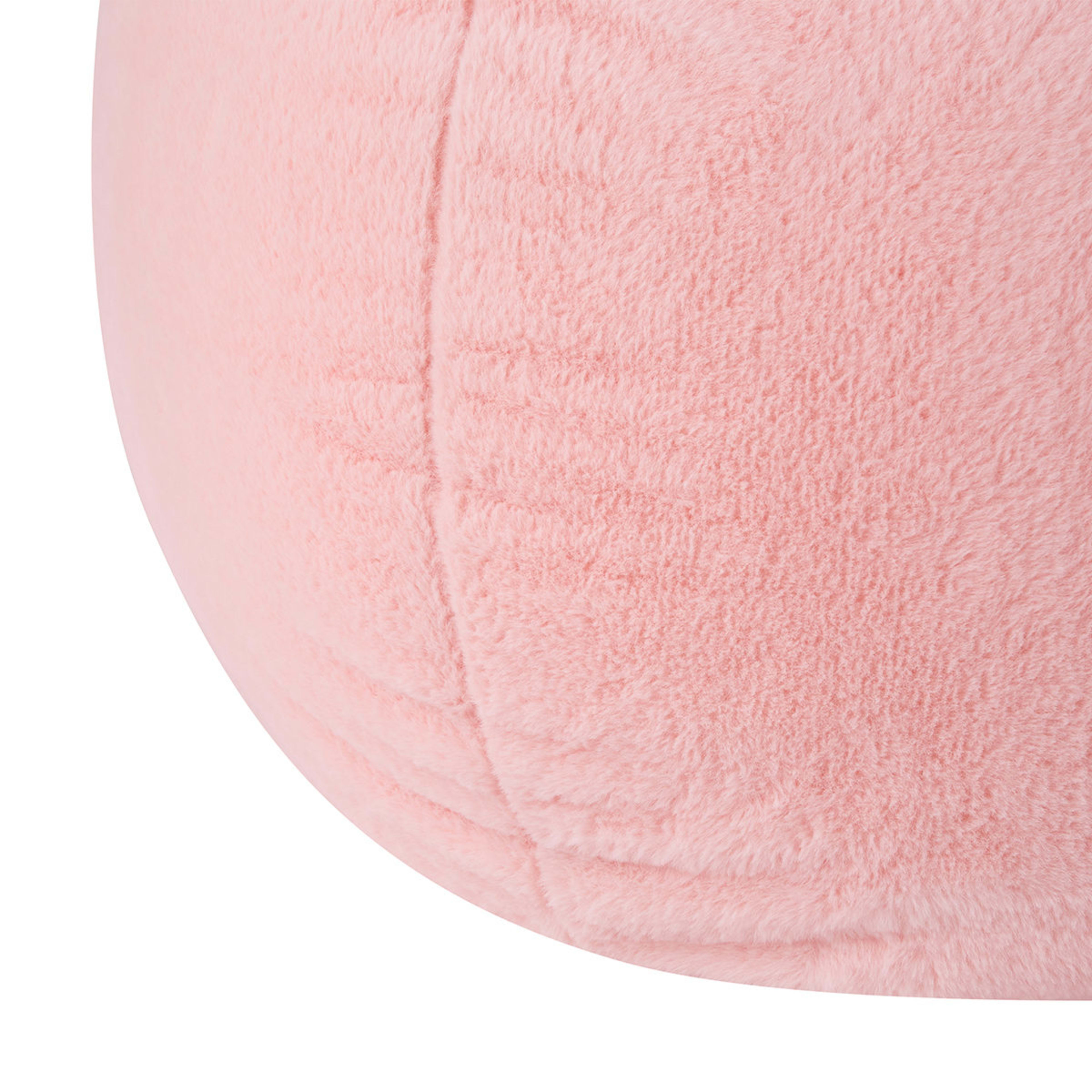 Pink Faux Fur Bean Bag Kmart
