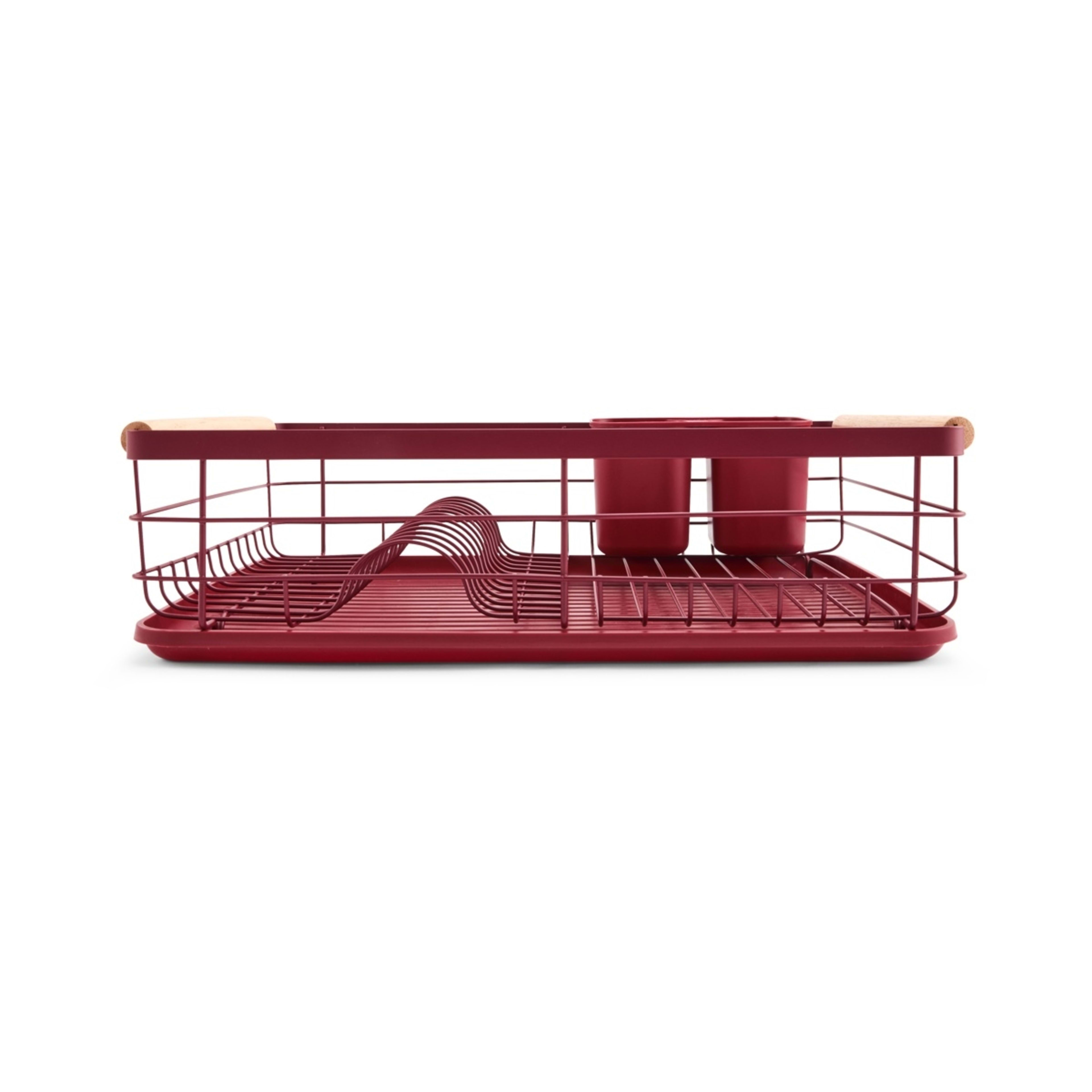 5 Red Wooden Handle Dish Rack, 5 of 10