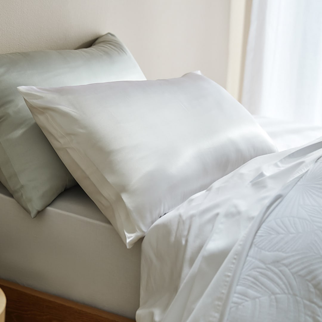 Silk Pillowcase White Kmart