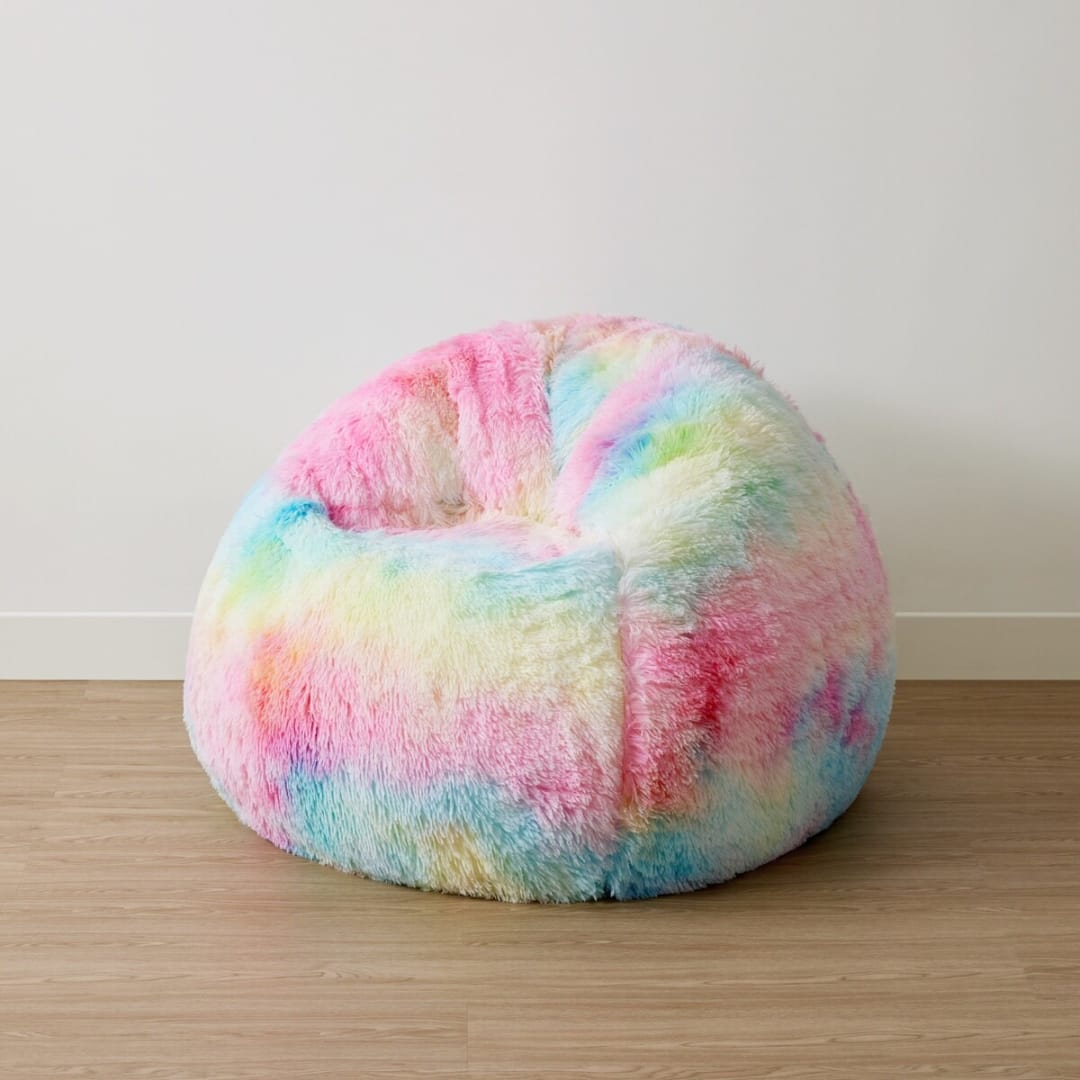 Unicorn Faux Fur Bean Bag - Kmart